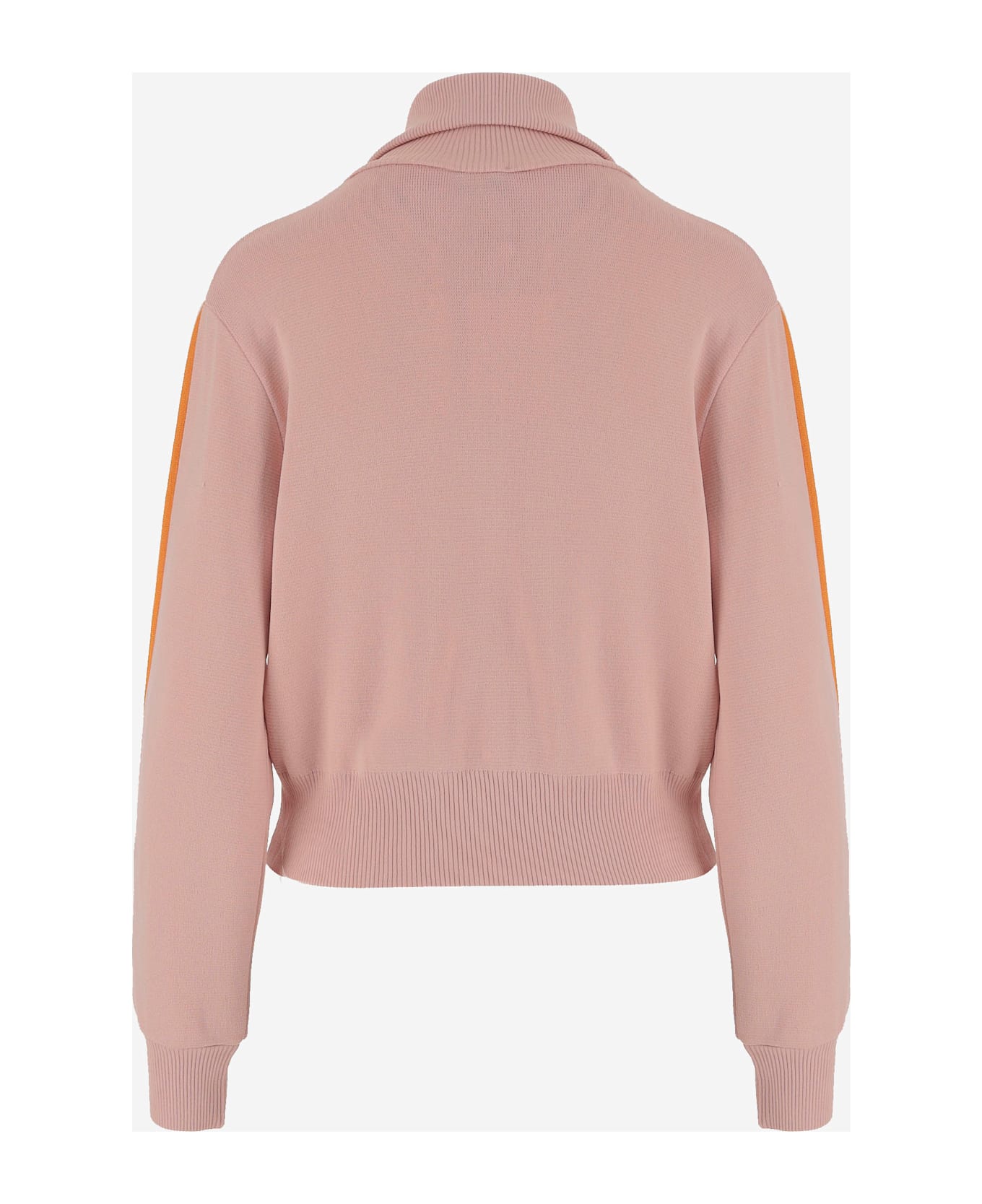 Autry Viscose Blend Jacket With Logo - Pink
