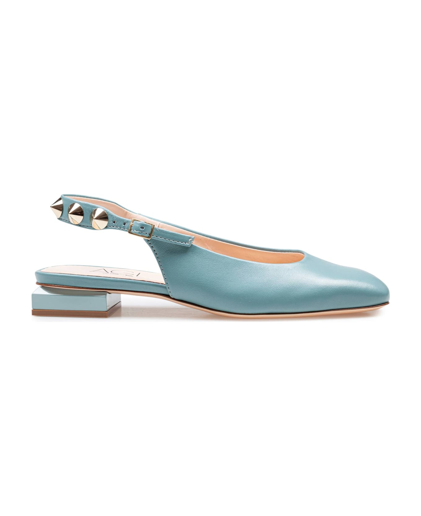 AGL Sligback Angie L Spike In Matcha Color Leather - Matcha