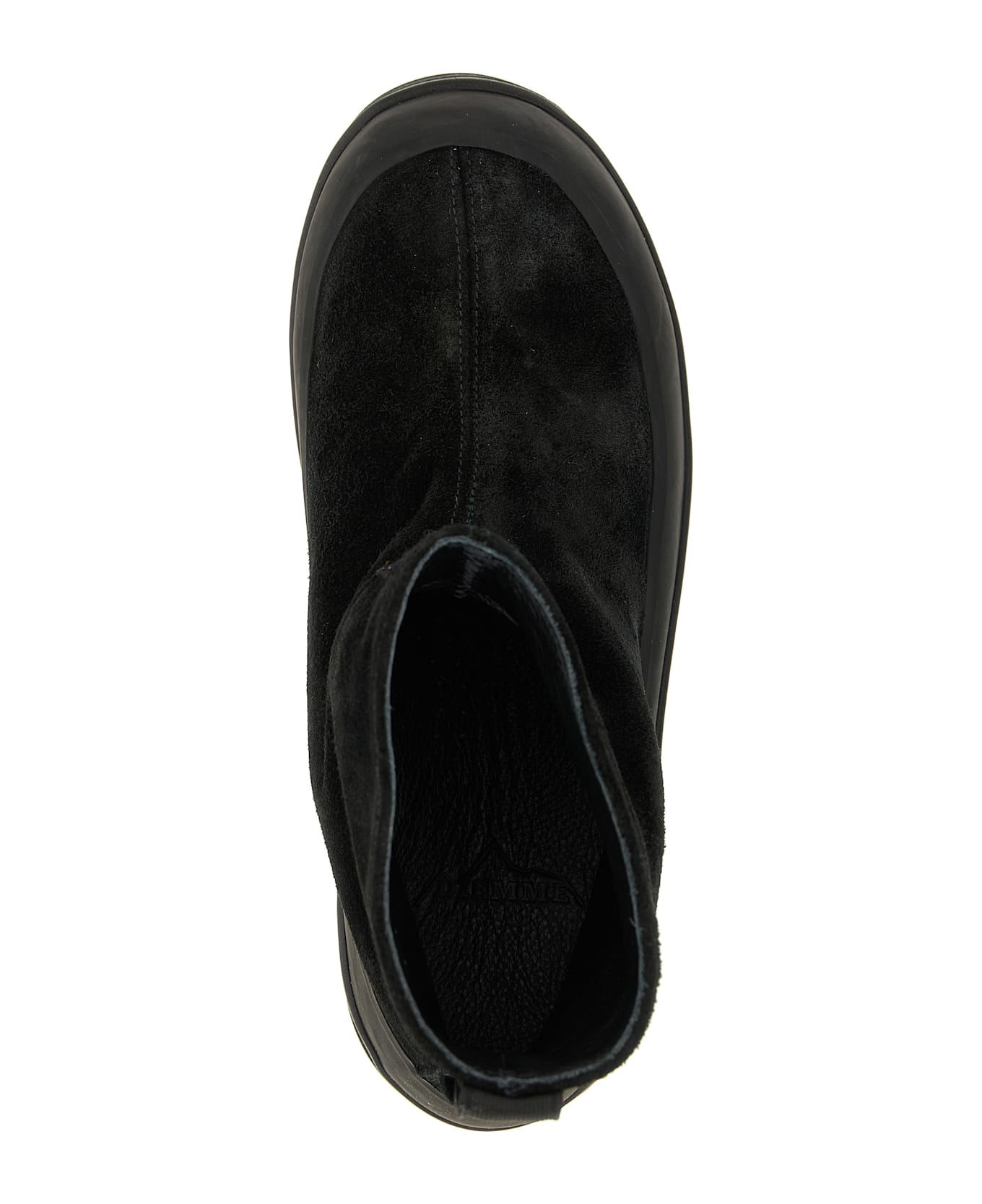 Stone Island Suede Ankle Boots - BLACK