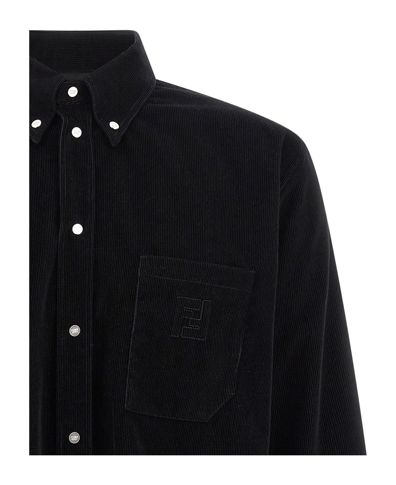 Fendi Corduroy Shirt - Black  