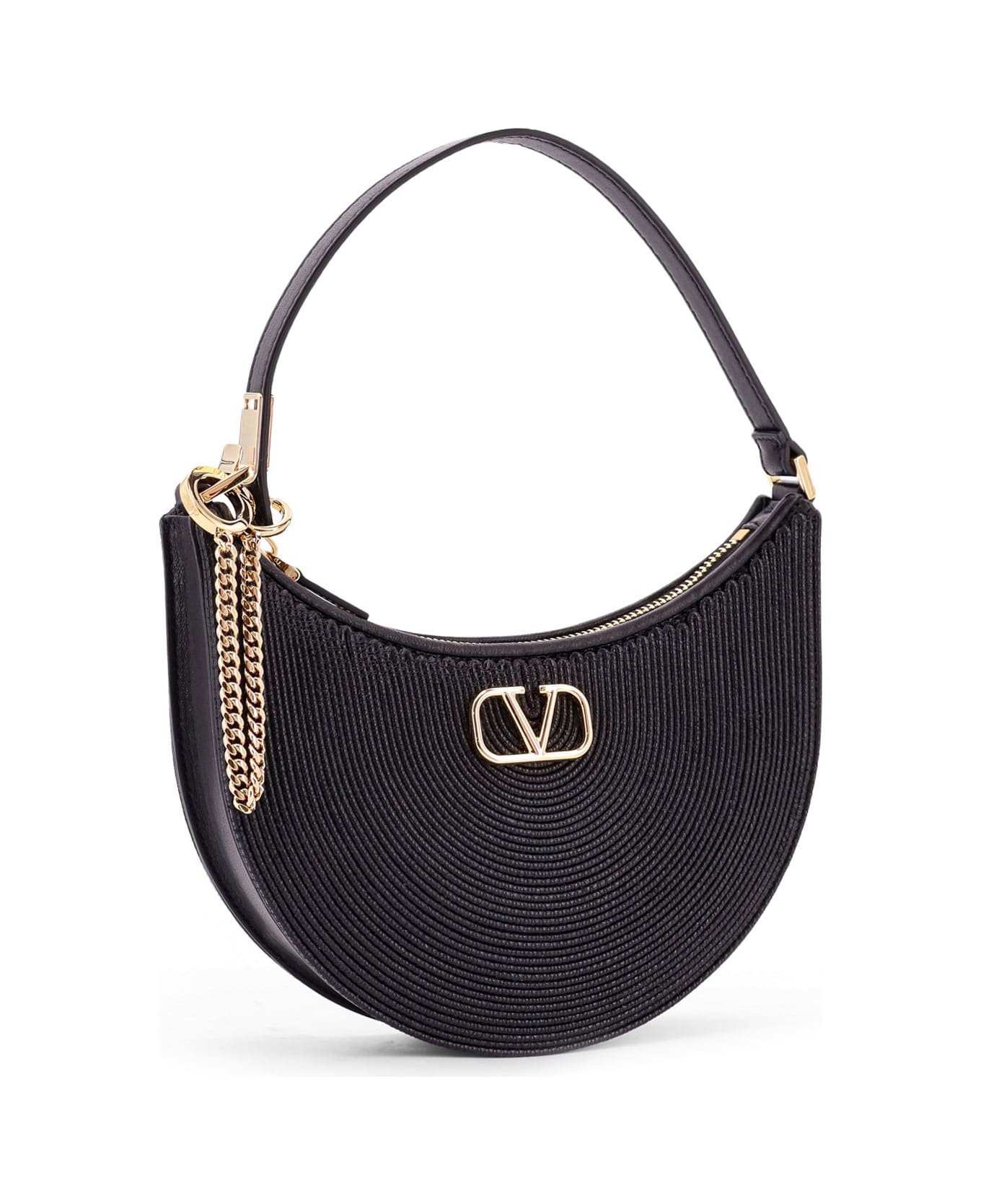 Valentino Garavani Mini Hobo Shoulder Bag - Black