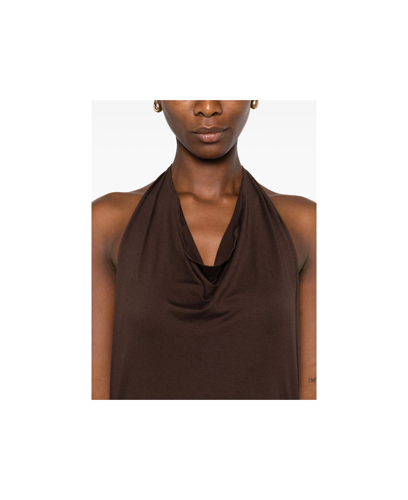 Gimaguas Dress - BROWN