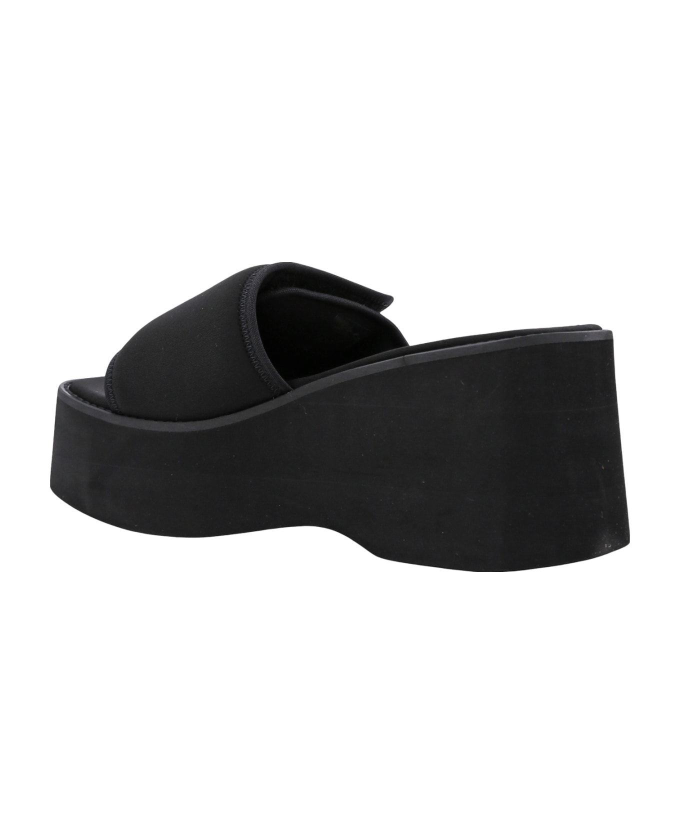 Courrèges Scuba Wave Sandals - Black