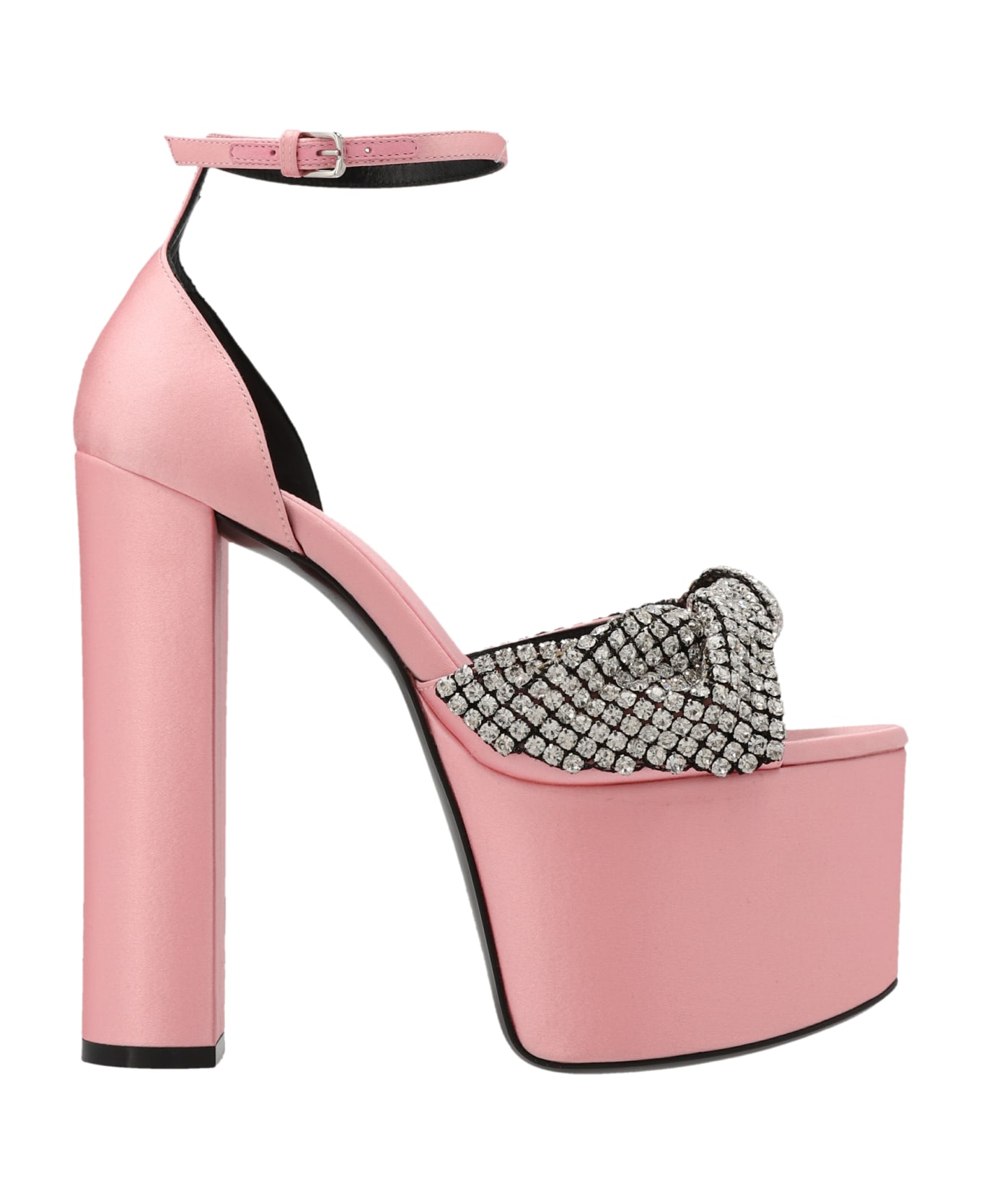 Sergio Rossi 'evangelie' Sandals By Mr. Patentie Rossi X Evangelie Smyrniotaki - Pink