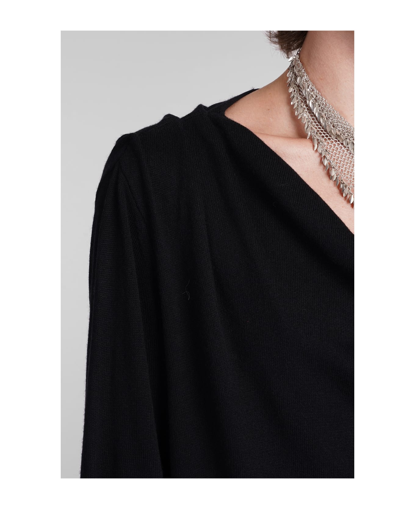 Isabel Marant Kristen Knitwear In Black Viscose - black