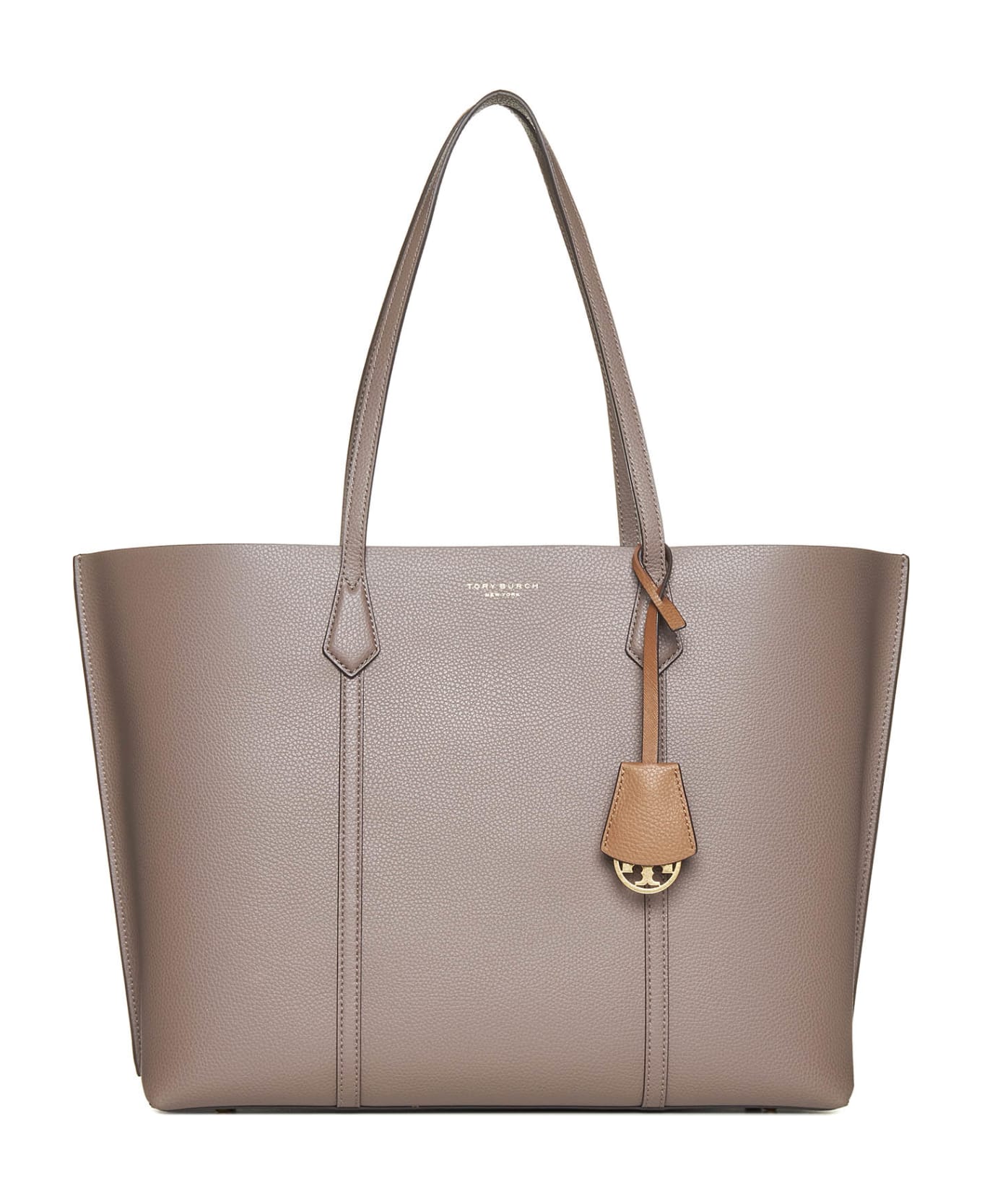 Tory Burch Perry Triple Tote Shopping Bag - Brown