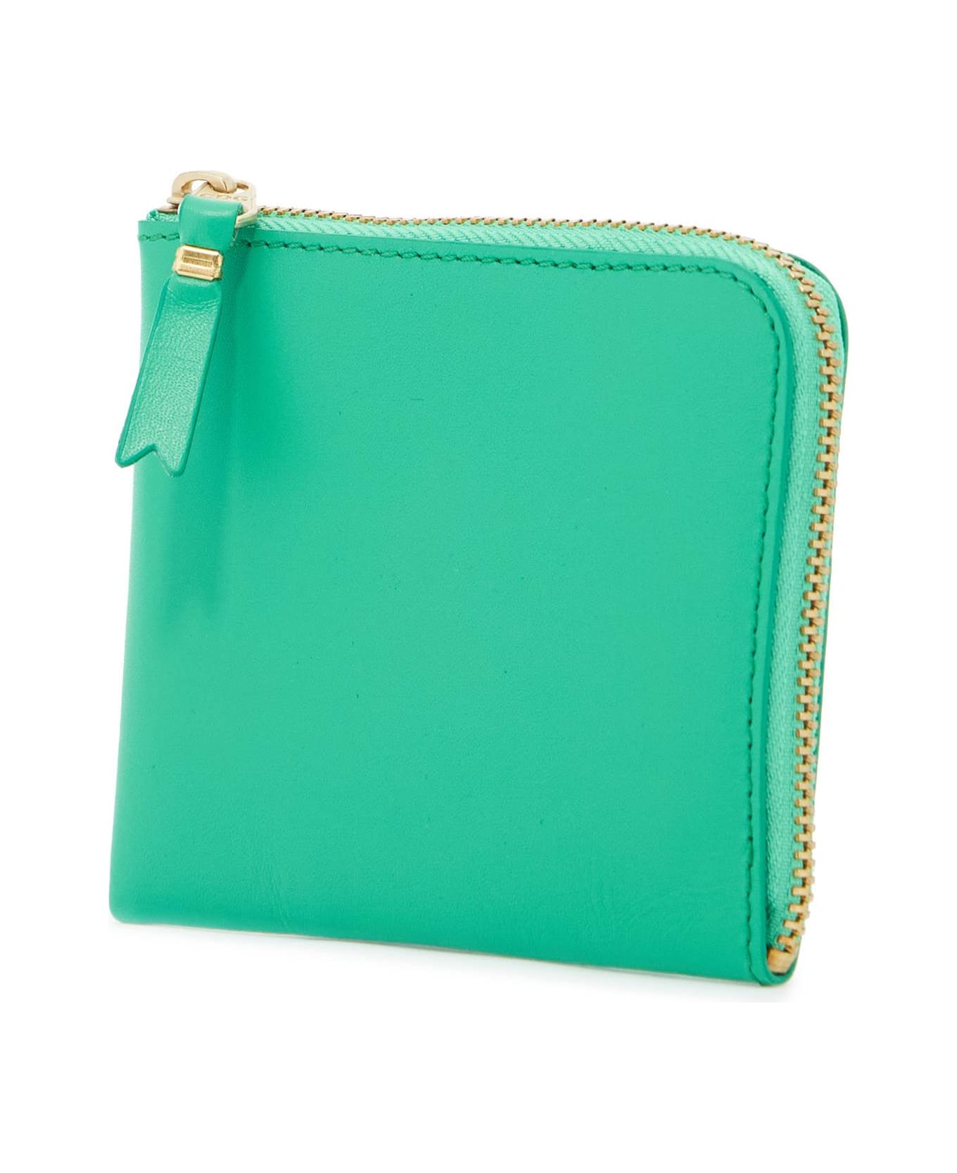 Comme des Garçons Wallet Zip Around Wallet Portfolio - GREEN (Green)