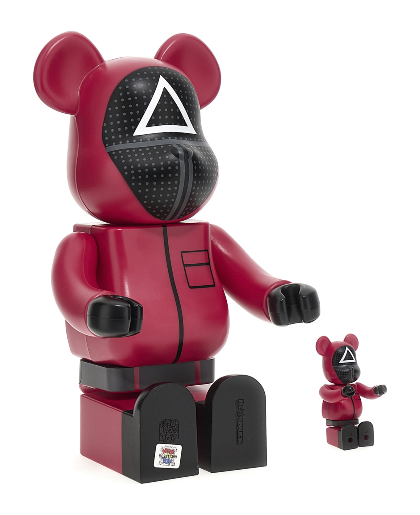 Medicom Toy Be@rbrick 100% And 400% Squid Game Soldier - Red