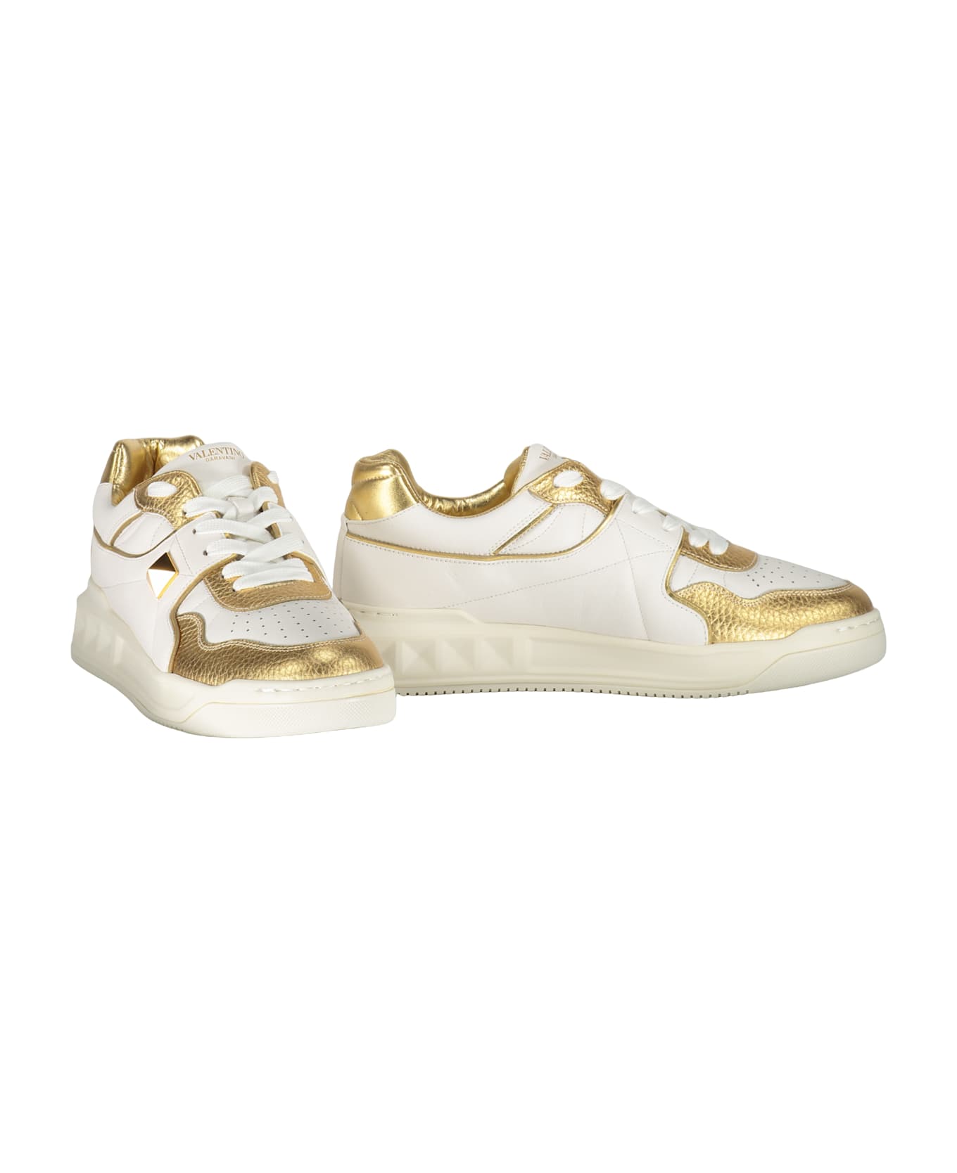 Valentino Garavani Leather Low-top Sneakers - White