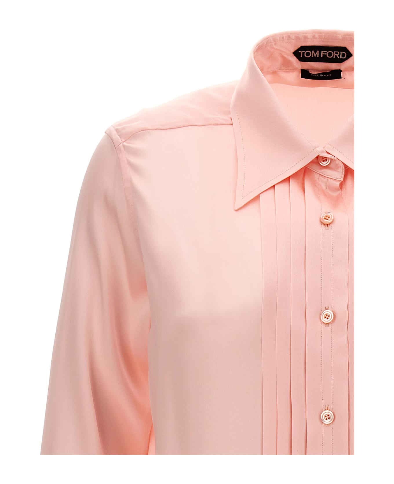 Tom Ford Charmeuse Shirt - Pink