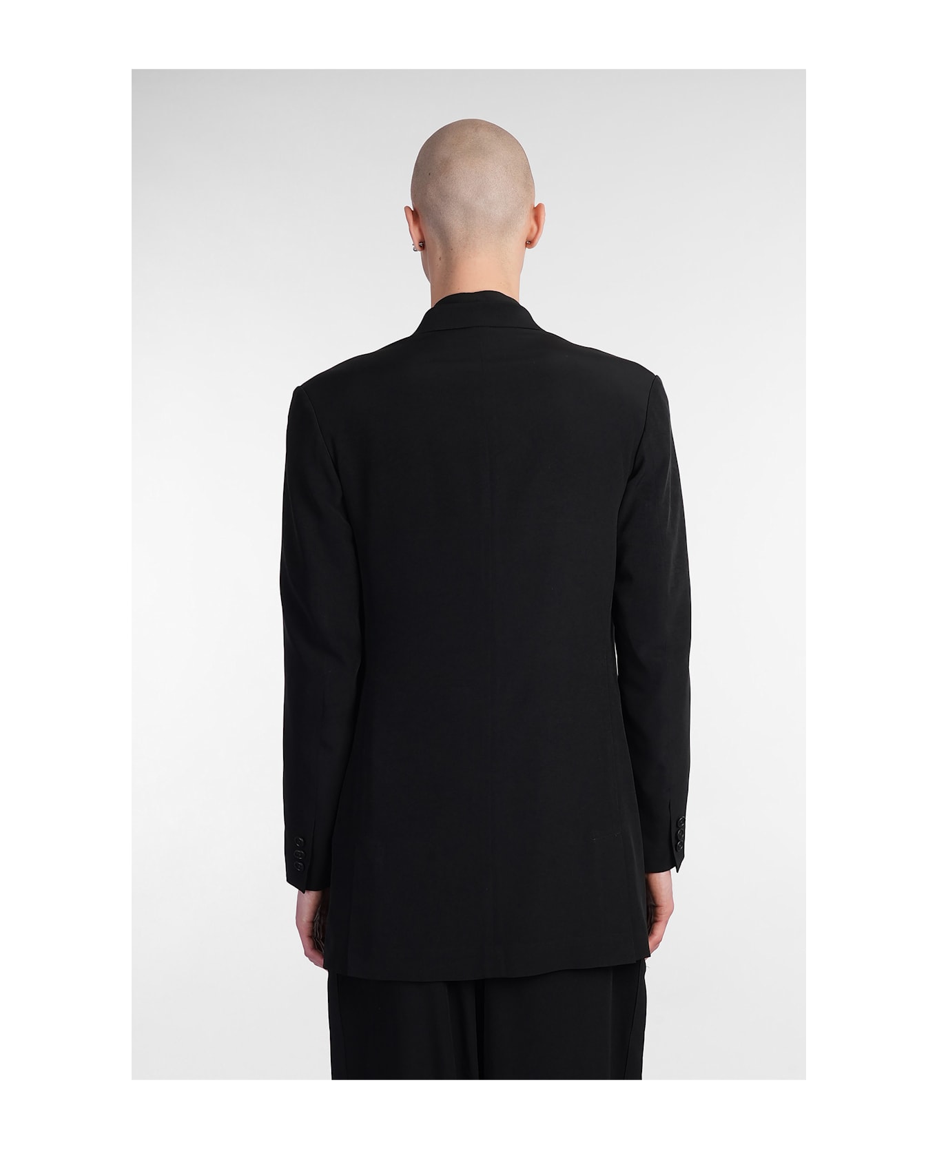 Yohji Yamamoto I Blazer In Black Triacetate - black