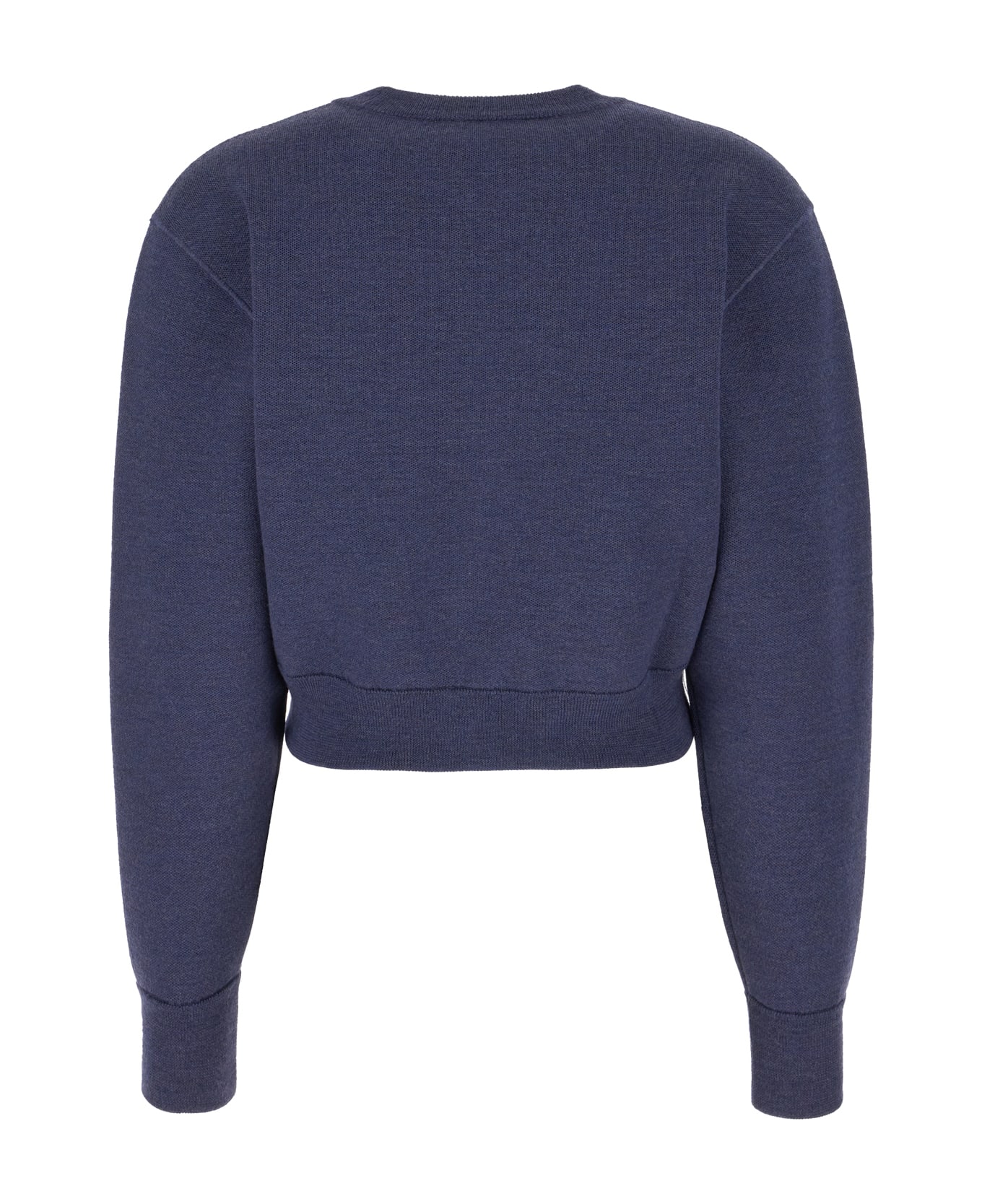 Chloé Navy Blue Linen Sweater - CLASSIC NAVY