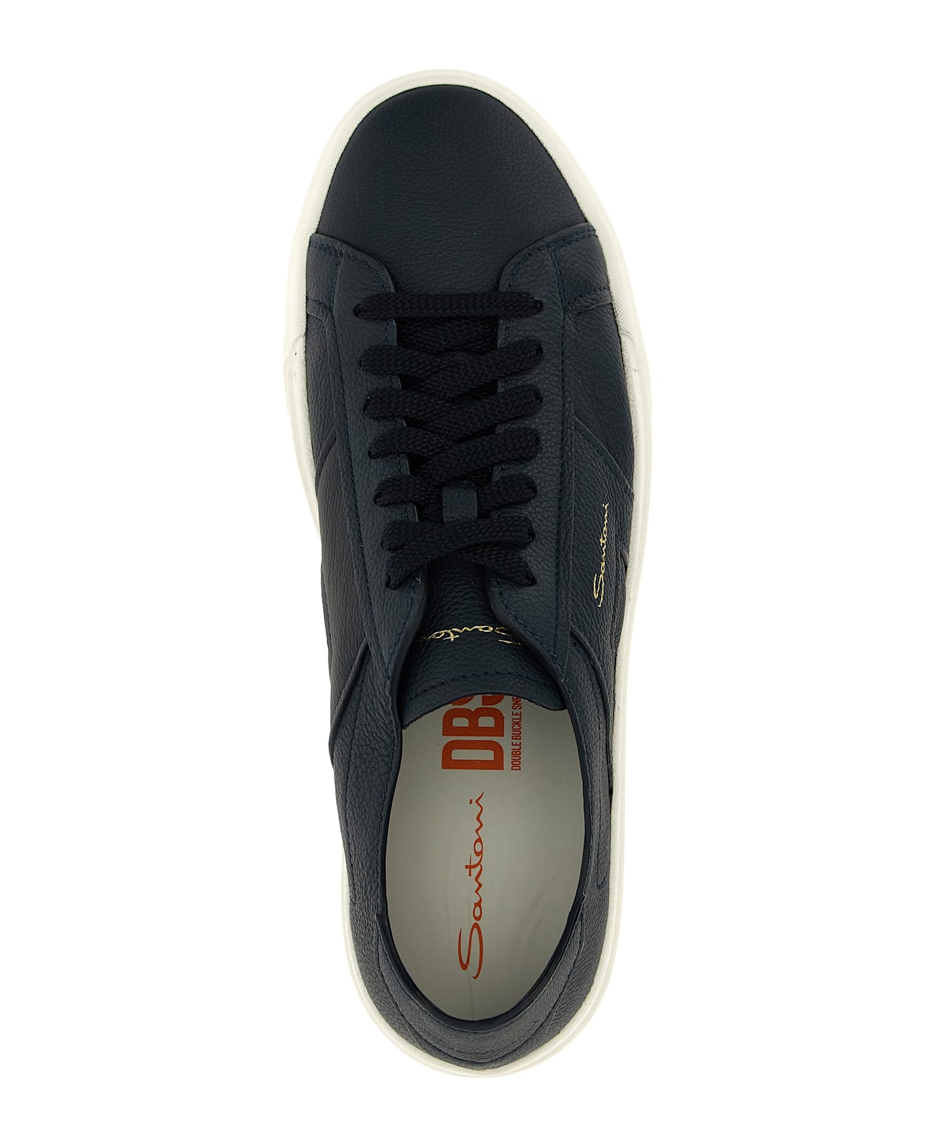 Santoni 'double Buckle' Sneakers - Blue