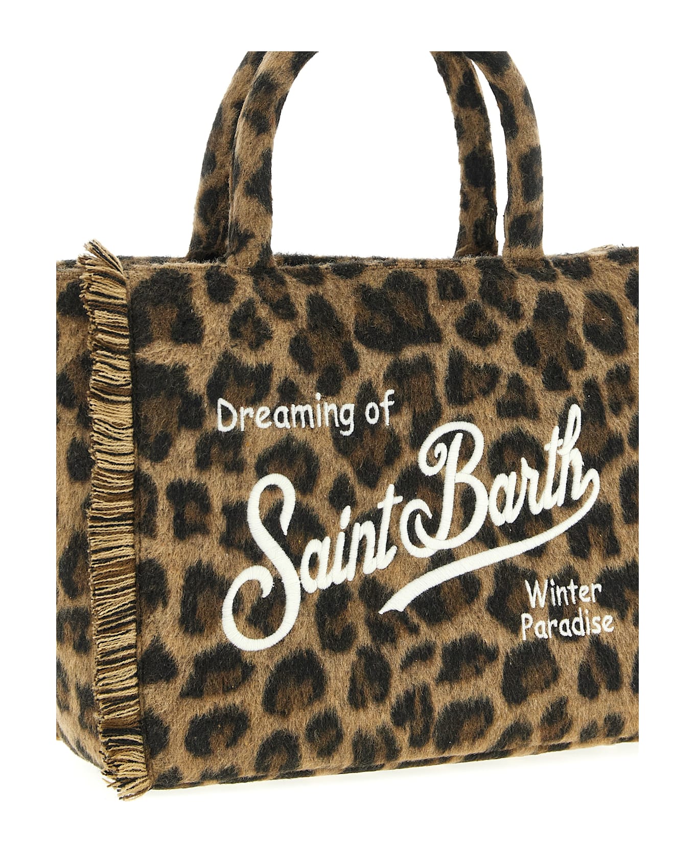 MC2 Saint Barth 
colette Felt
 Handbag - Brown