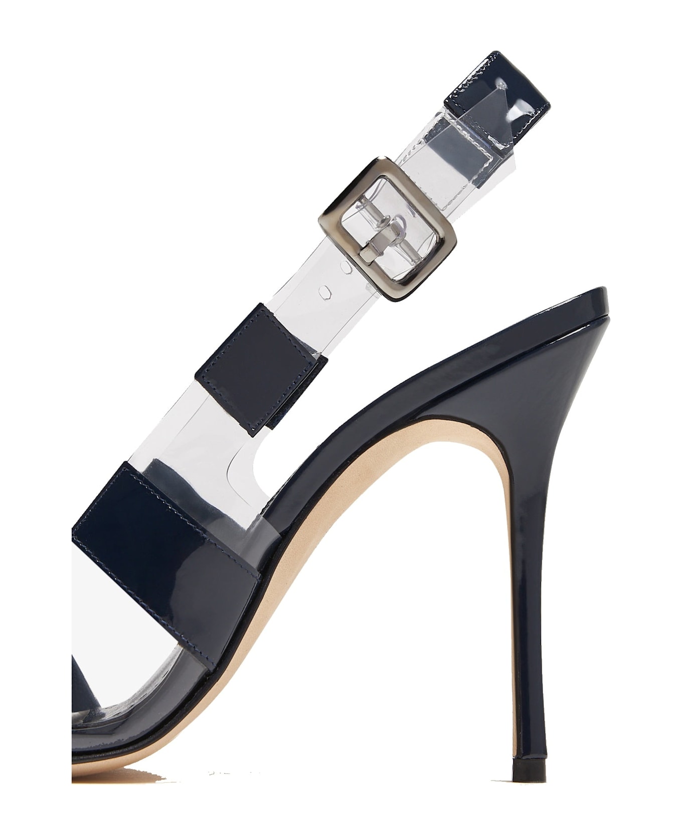 Manolo Blahnik Uxra 105 Pumps - Blue