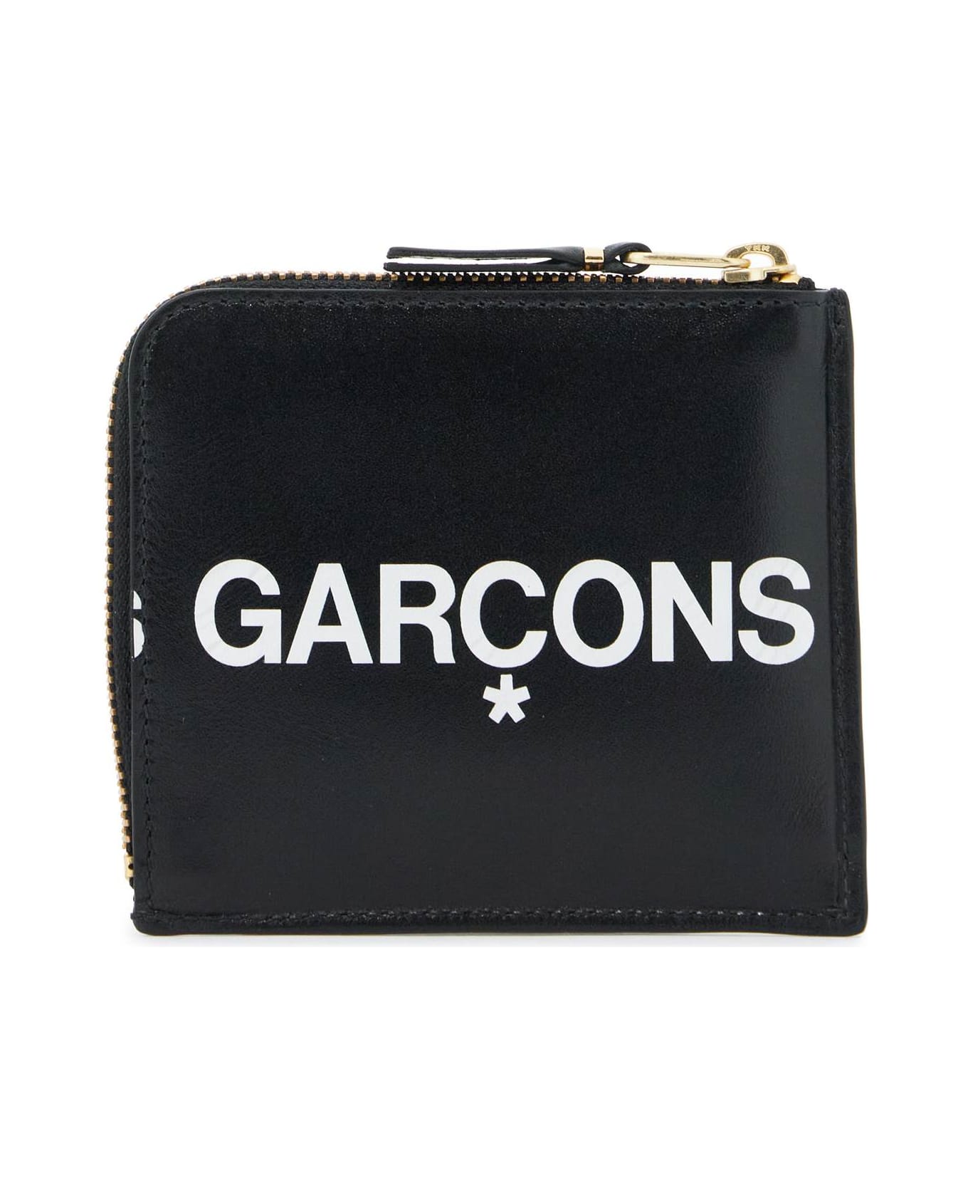 Comme des Garçons Wallet Huge Logo Wallet - BLACK (Black)