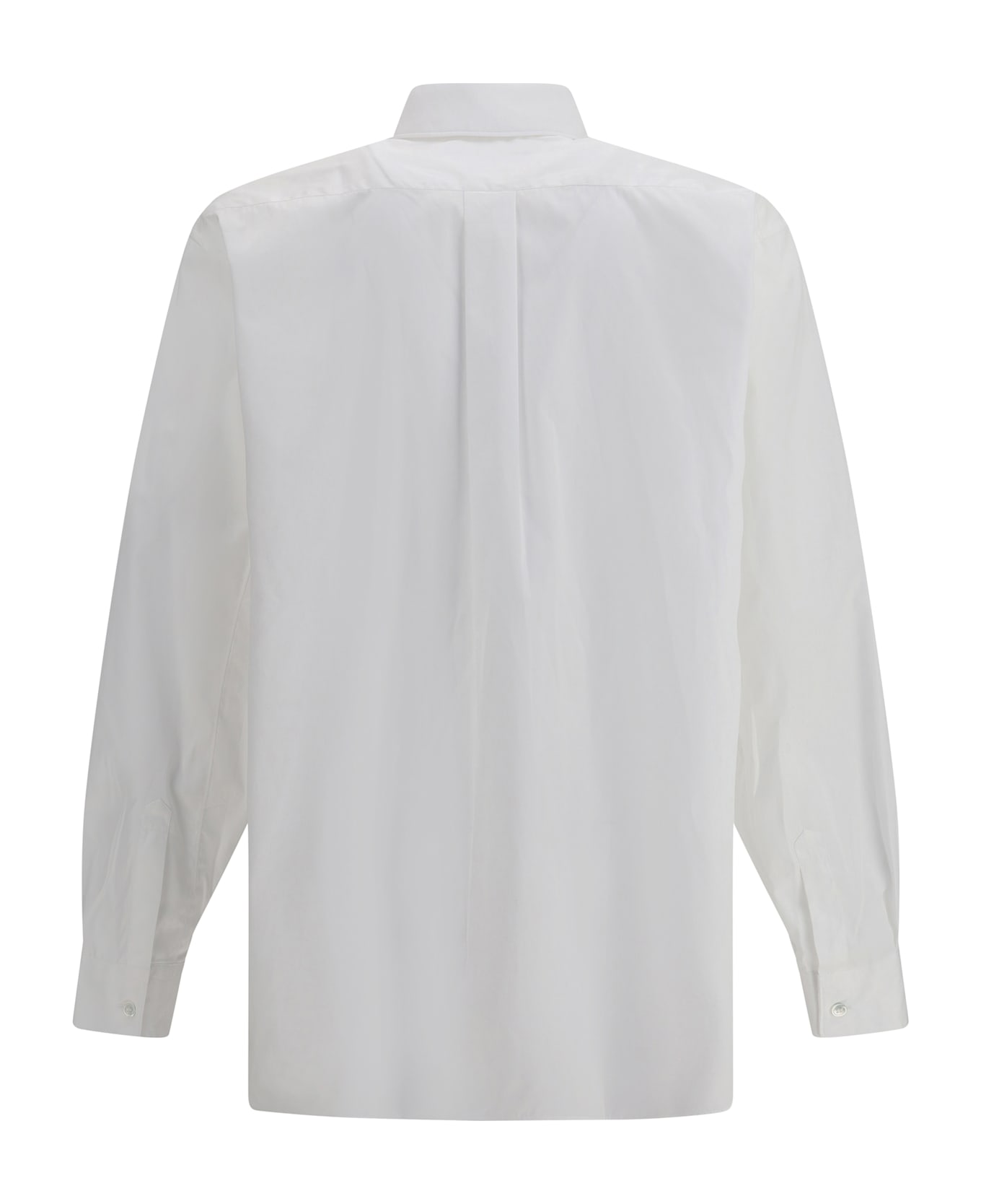 Comme des Garçons Shirt Shirt With Bear - White/check