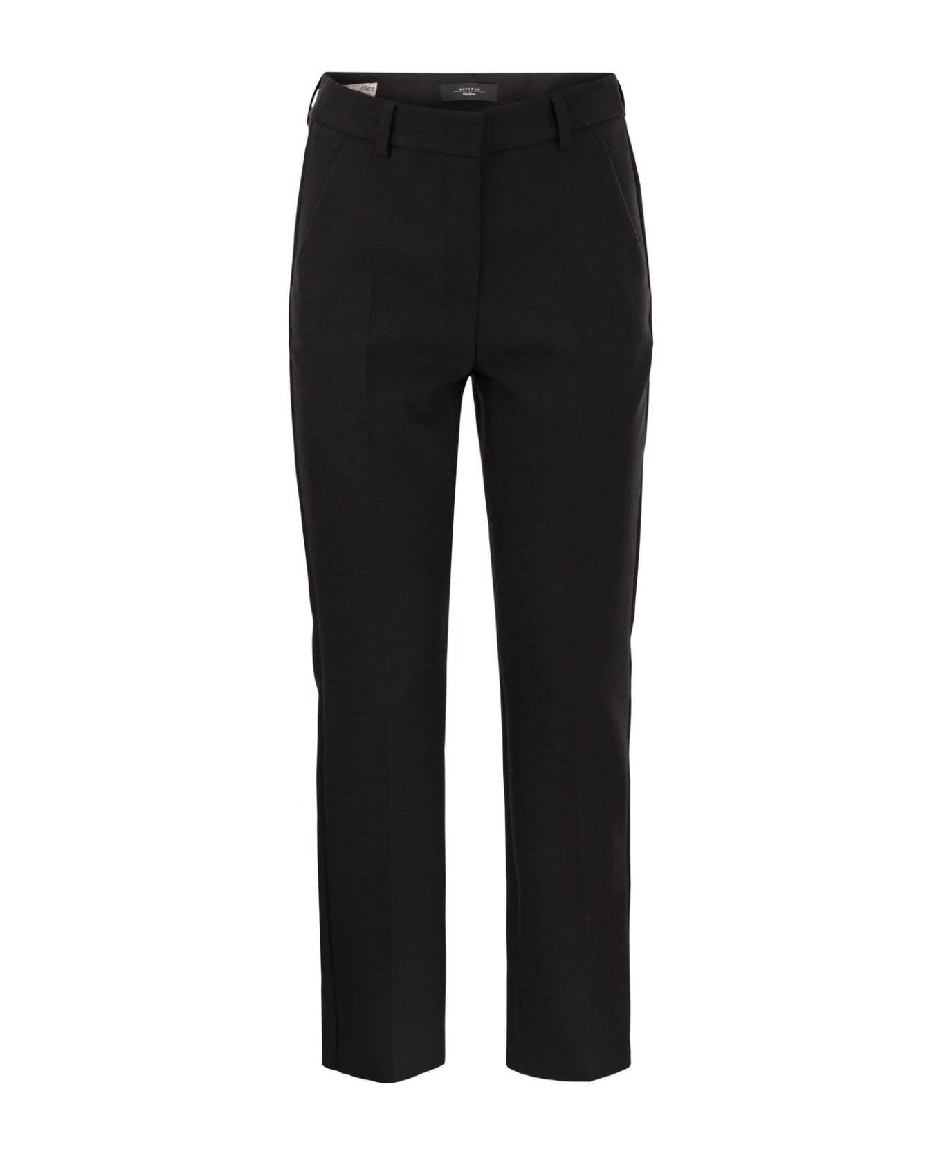 Weekend Max Mara Straight Fit Trousers - BLACK ボトムス