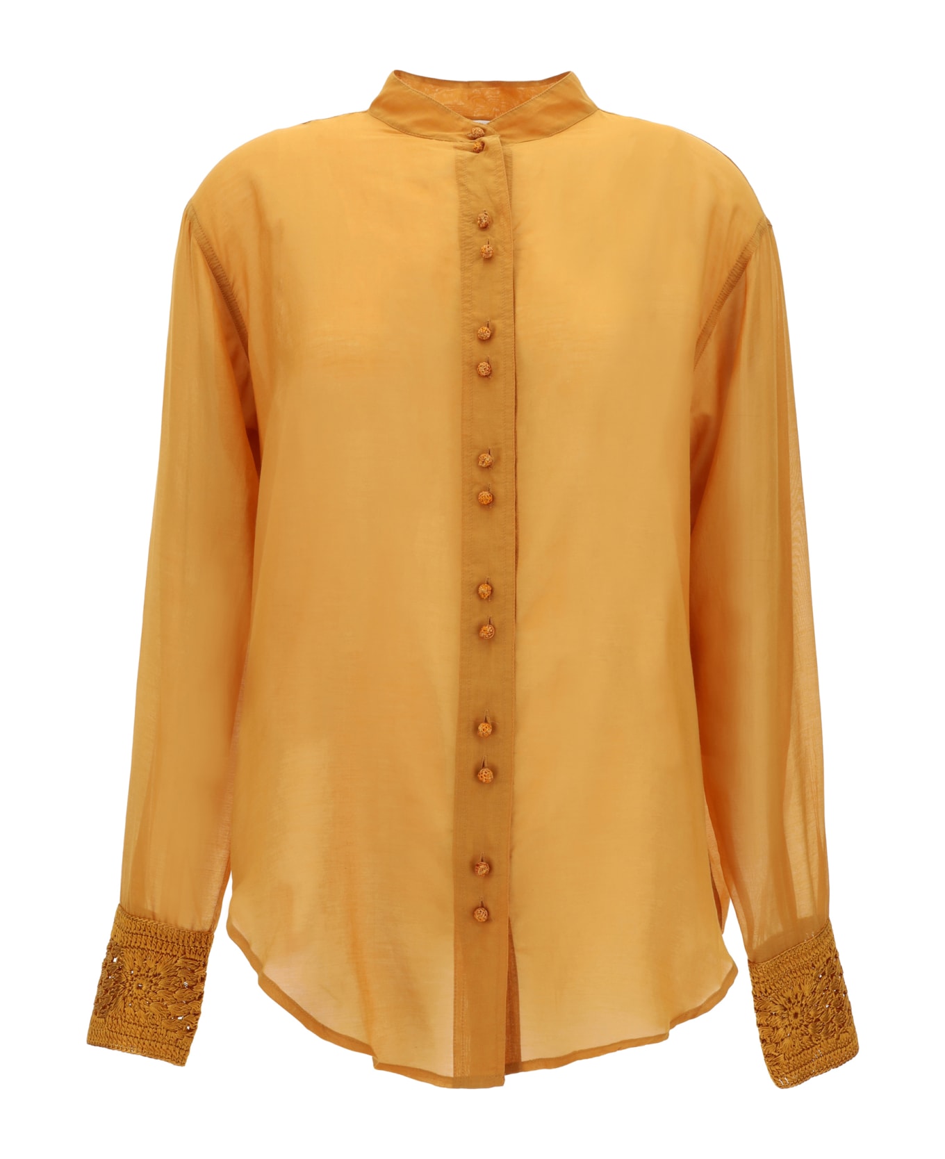 Forte_Forte Voile Over Shirt - Caramel