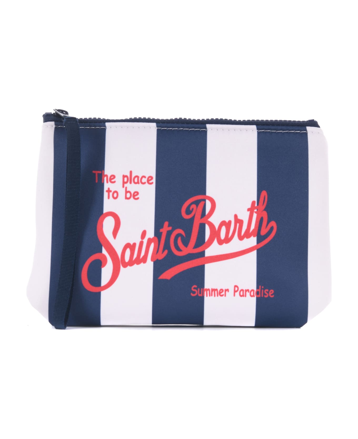 MC2 Saint Barth Clutch Bag - Bianco/blu トラベルバッグ
