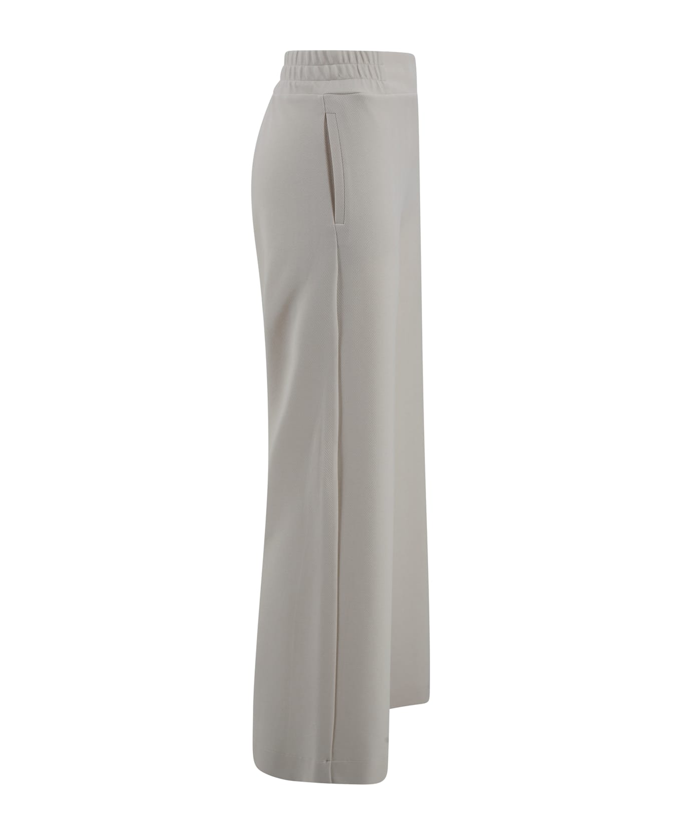 D.Exterior Viscose Pants With Herringbone Pattern - Marmo