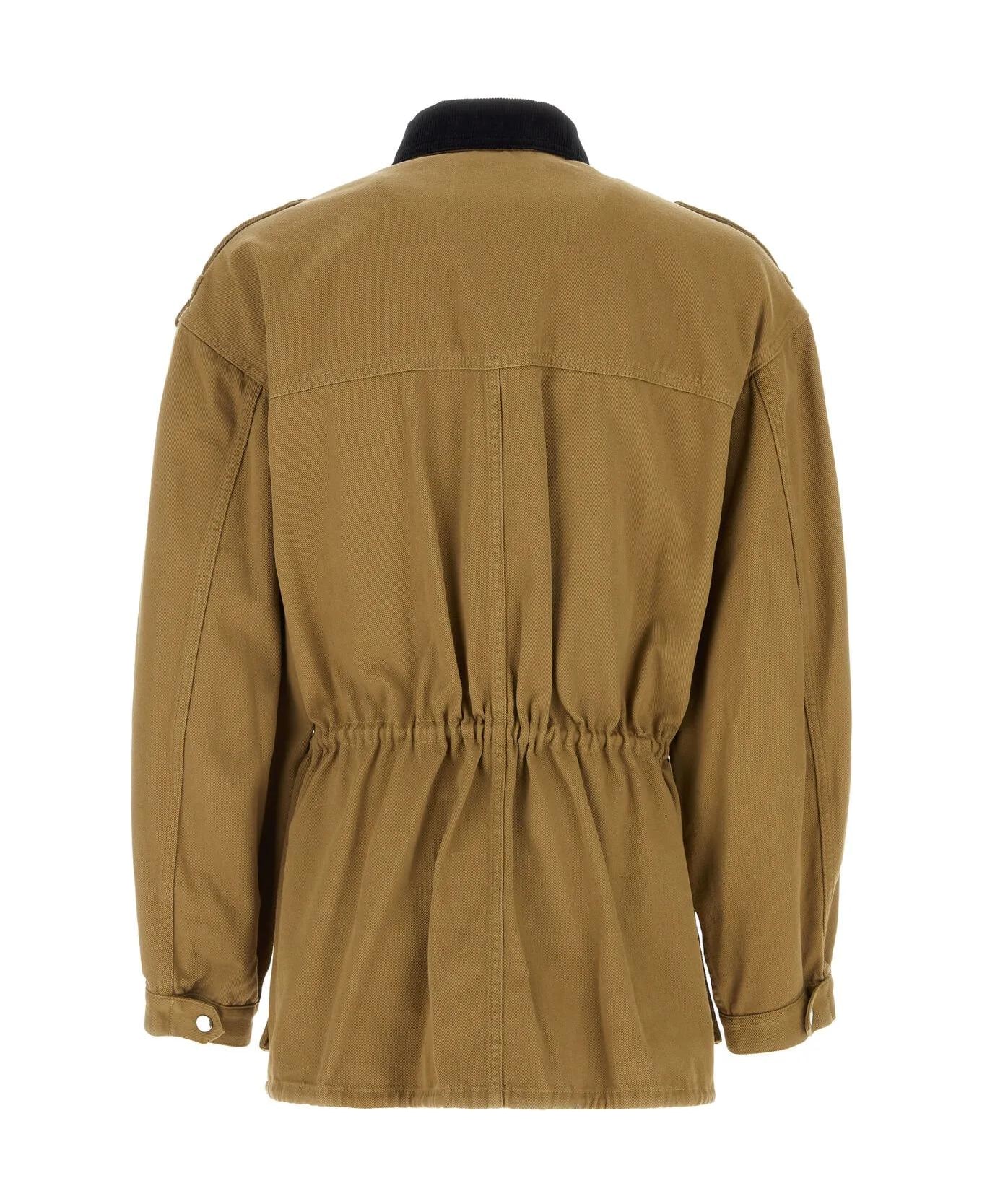 Isabel Marant Khaki Cotton Eloan Jacket - KHAKI