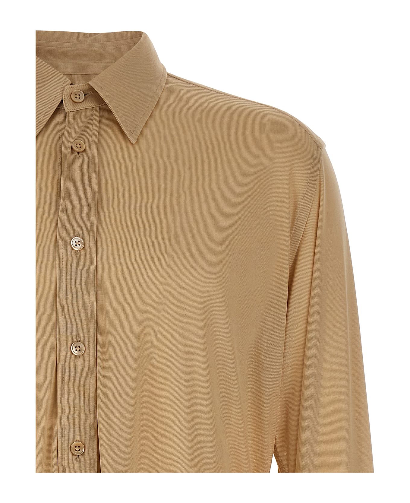Tom Ford Knitted Shirt - Beige