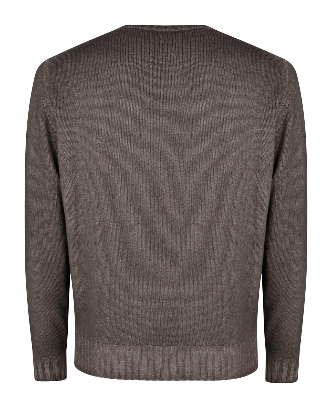 Filippo De Laurentiis Crewneck Wool Cashmere - Mole Cloud