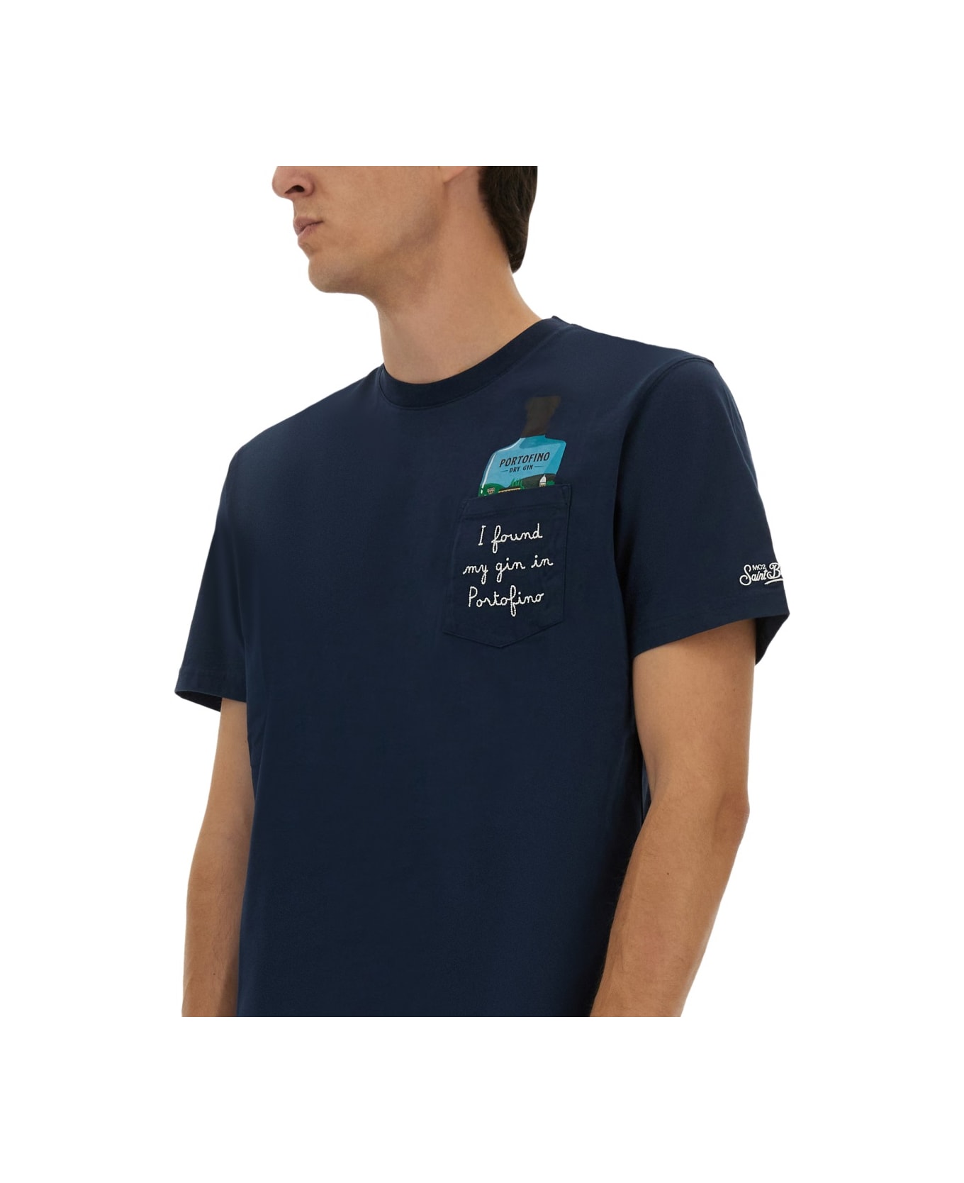 MC2 Saint Barth T-shirt "austin" - BLUE