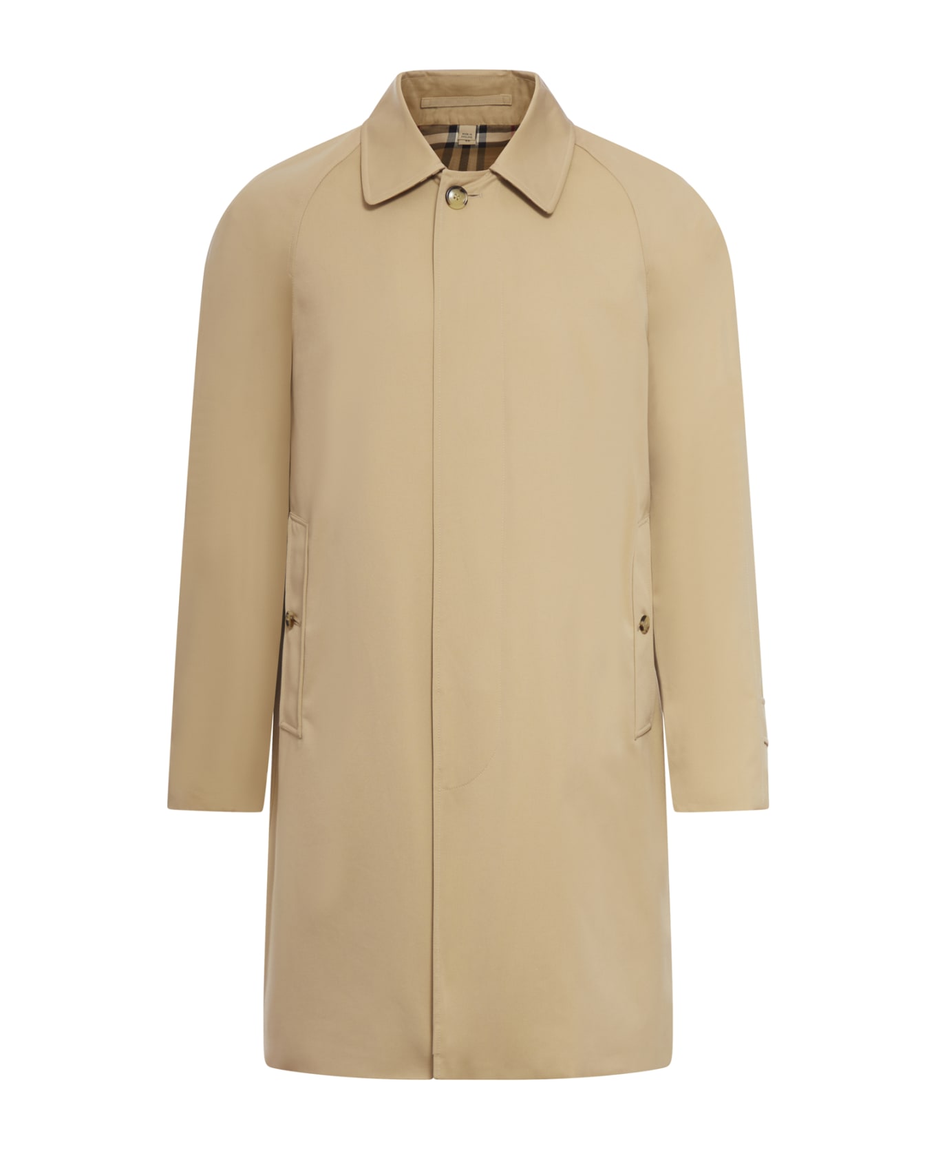 Burberry Short Camden Heritage Trench Coat - Nude & Neutrals