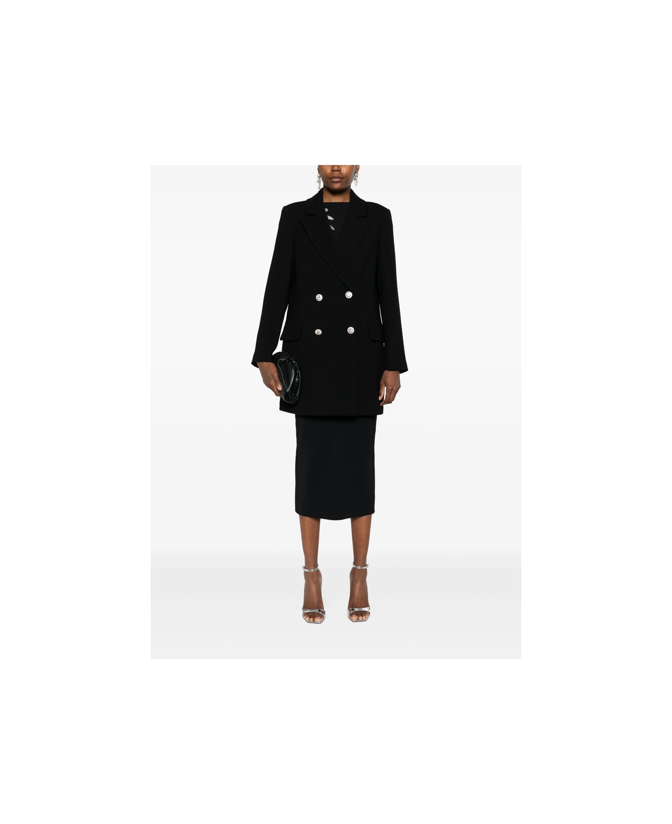 La Petit Robe Di Chiara Boni Coat - BLACK