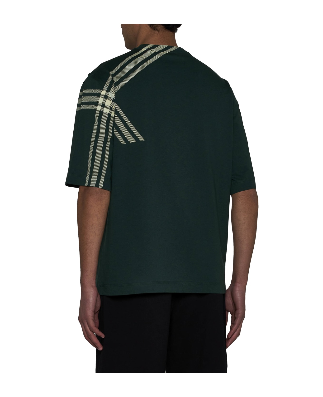 Burberry Green Cotton T-shirt - Green