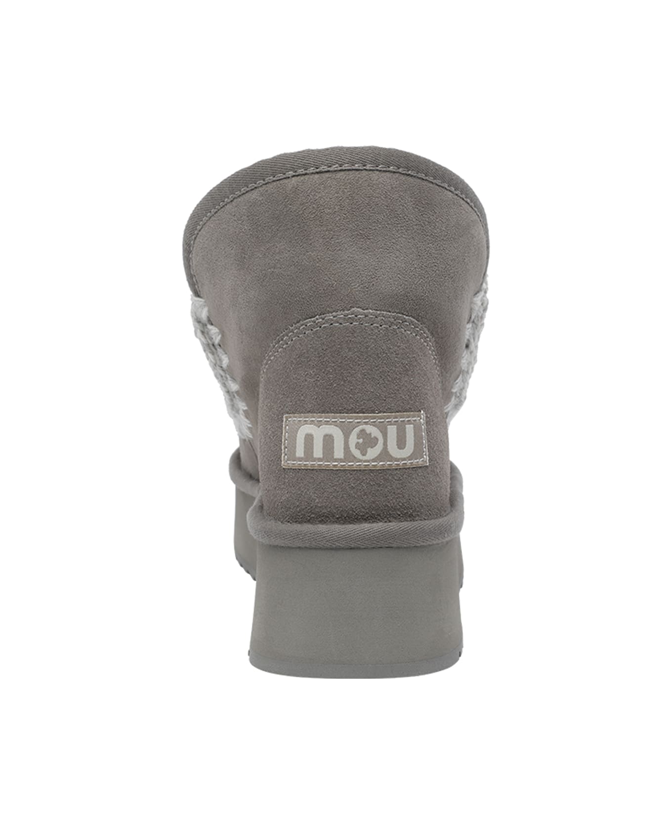 Mou Mini Eskimo Platform Booties - Grey