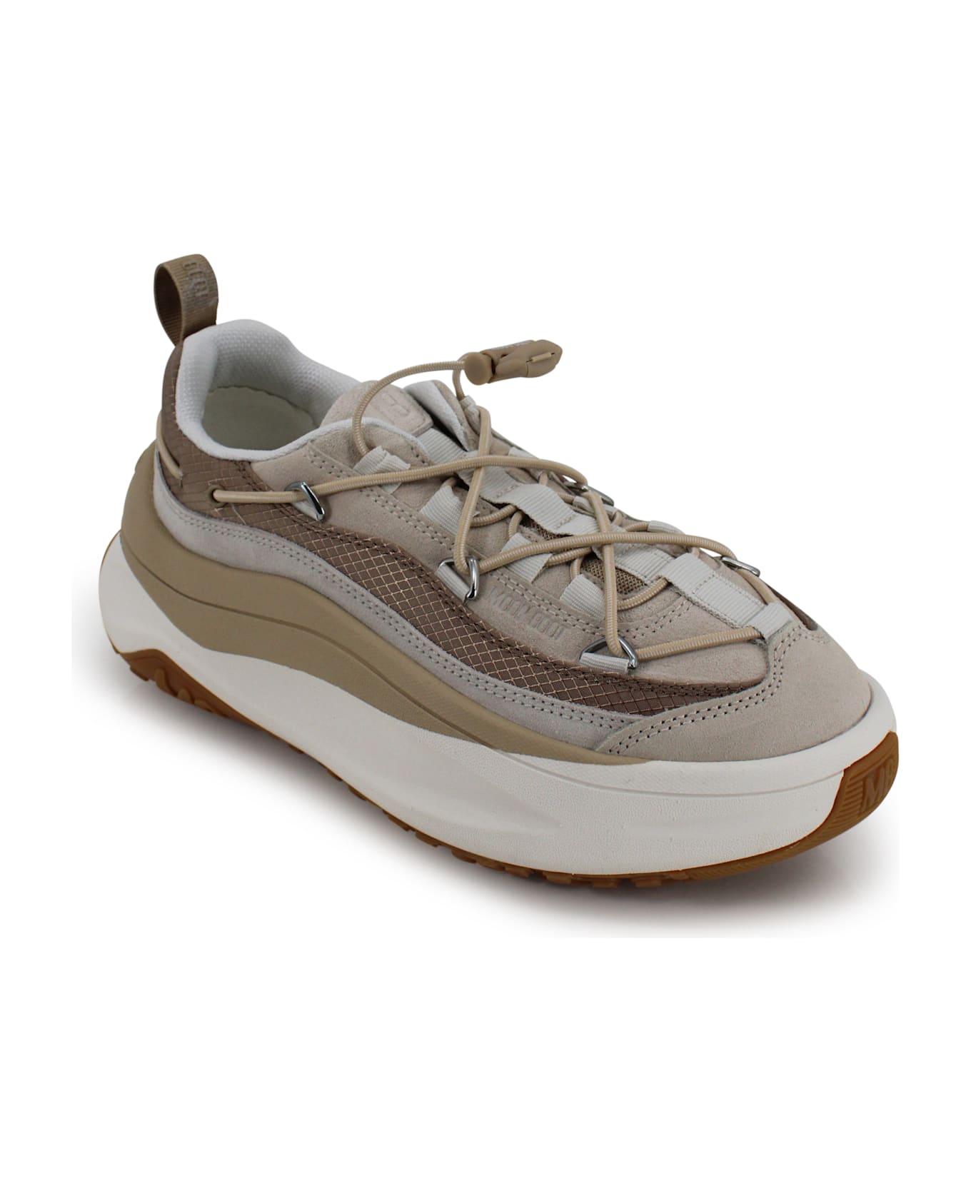 Moon Boot Sneakers With Elevated Sole - White