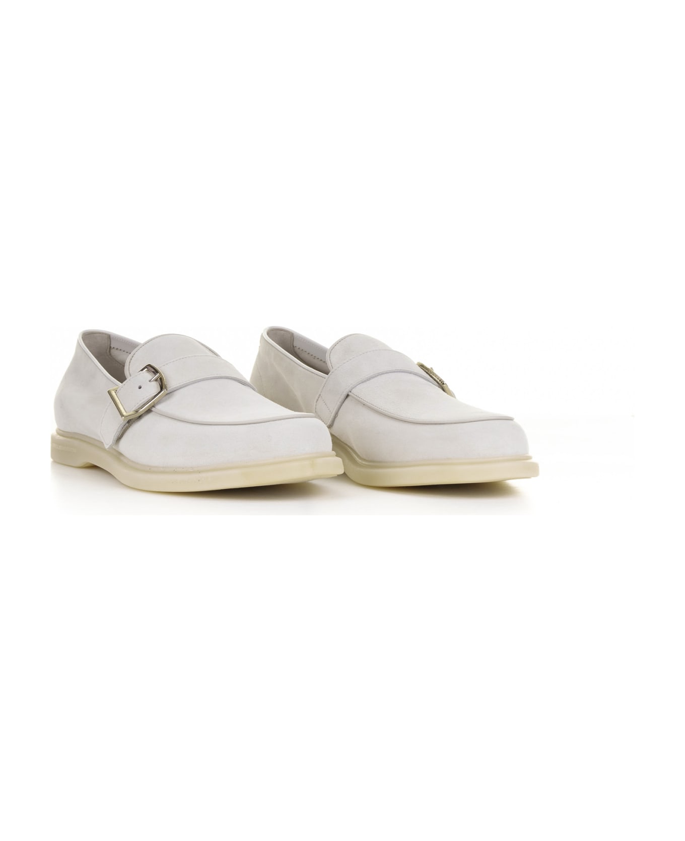 Fratelli Rossetti Ivory Suede Moccasin - AVORIO