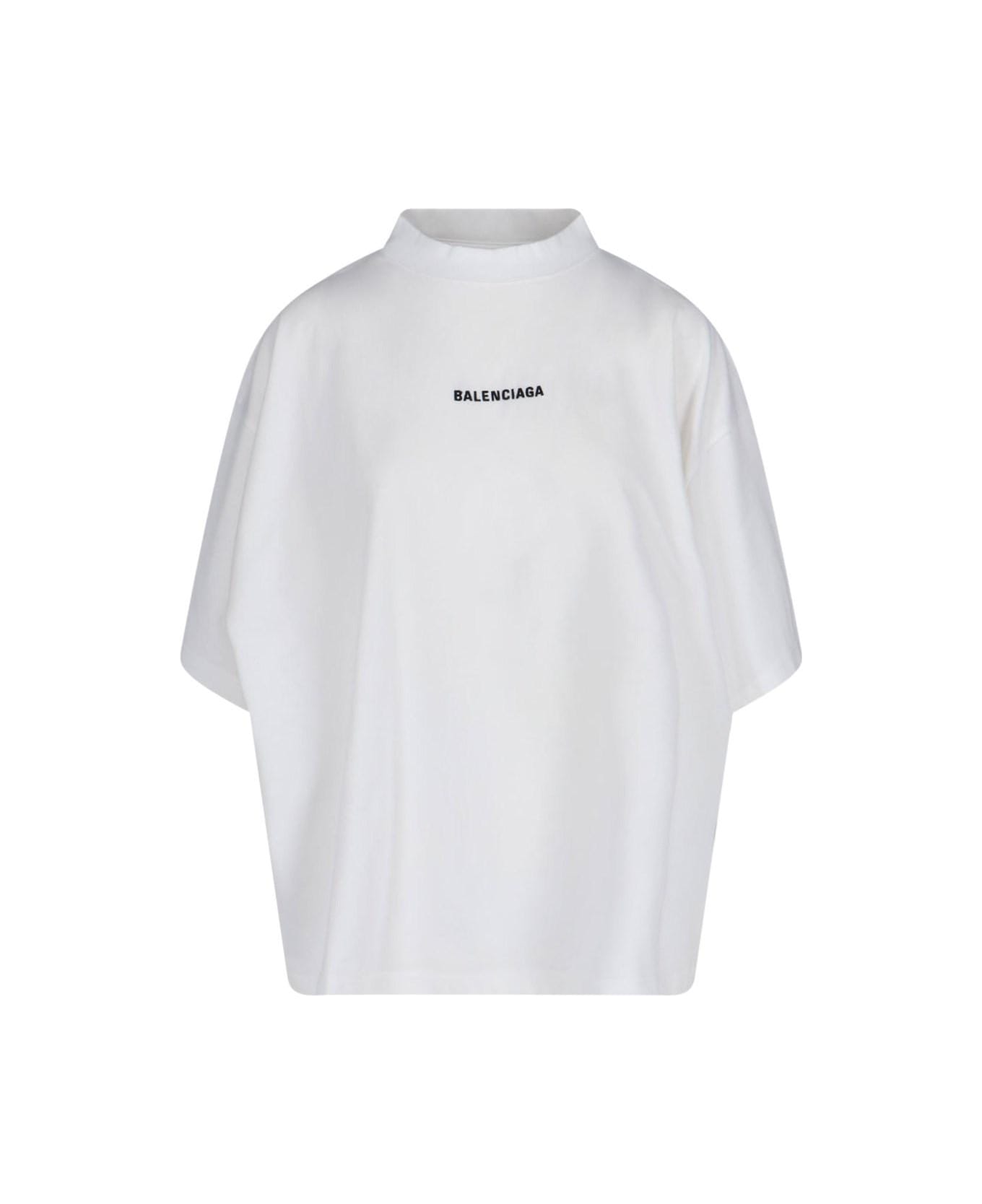 Balenciaga Crewneck T-shirt - White