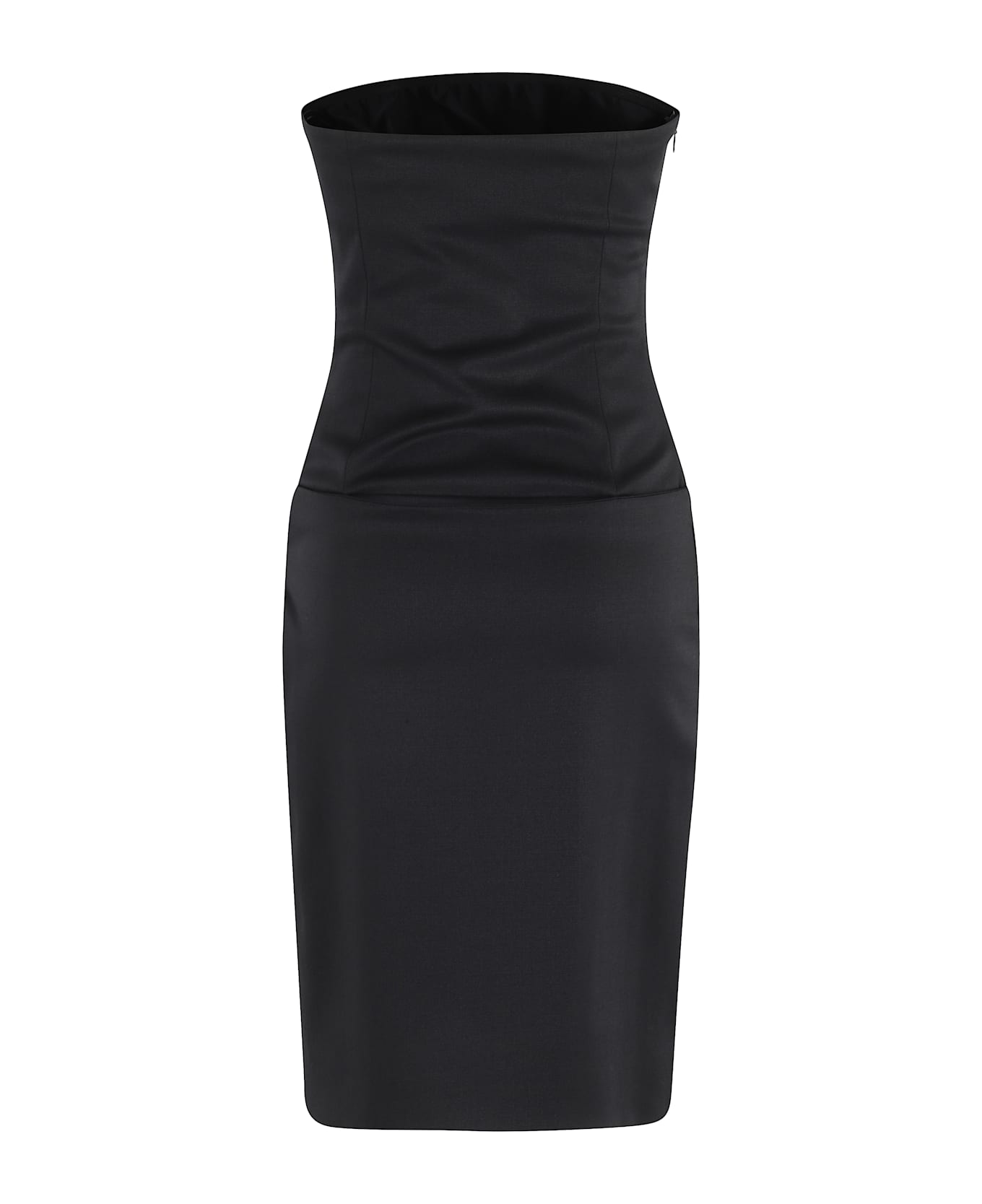 The Attico Midi Dress - Black
