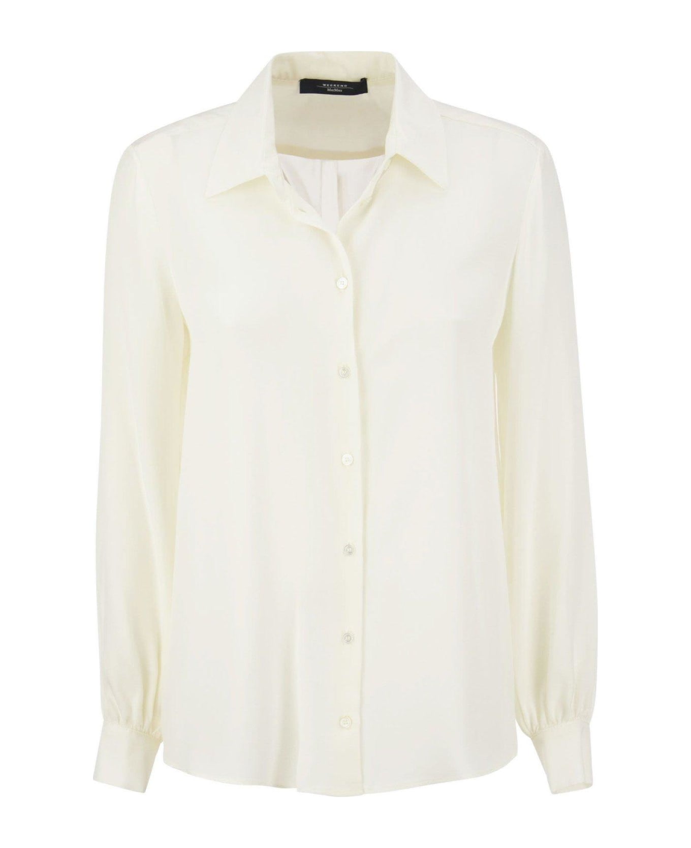 Weekend Max Mara Buttoned Long-sleeved Shirt - WHITE シャツ