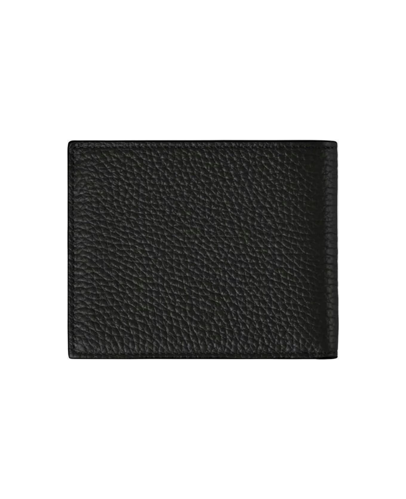 Montblanc Leather Wallet With Logo - Black