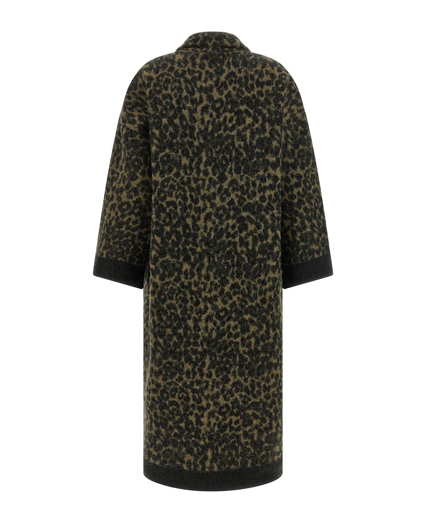 (nude) Animalier Coat - Green