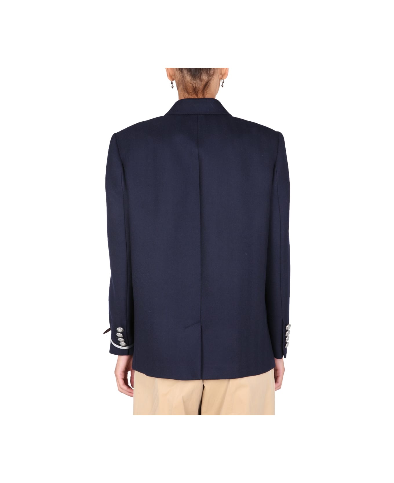 Alexander McQueen Double-breasted Jacket - BLUE