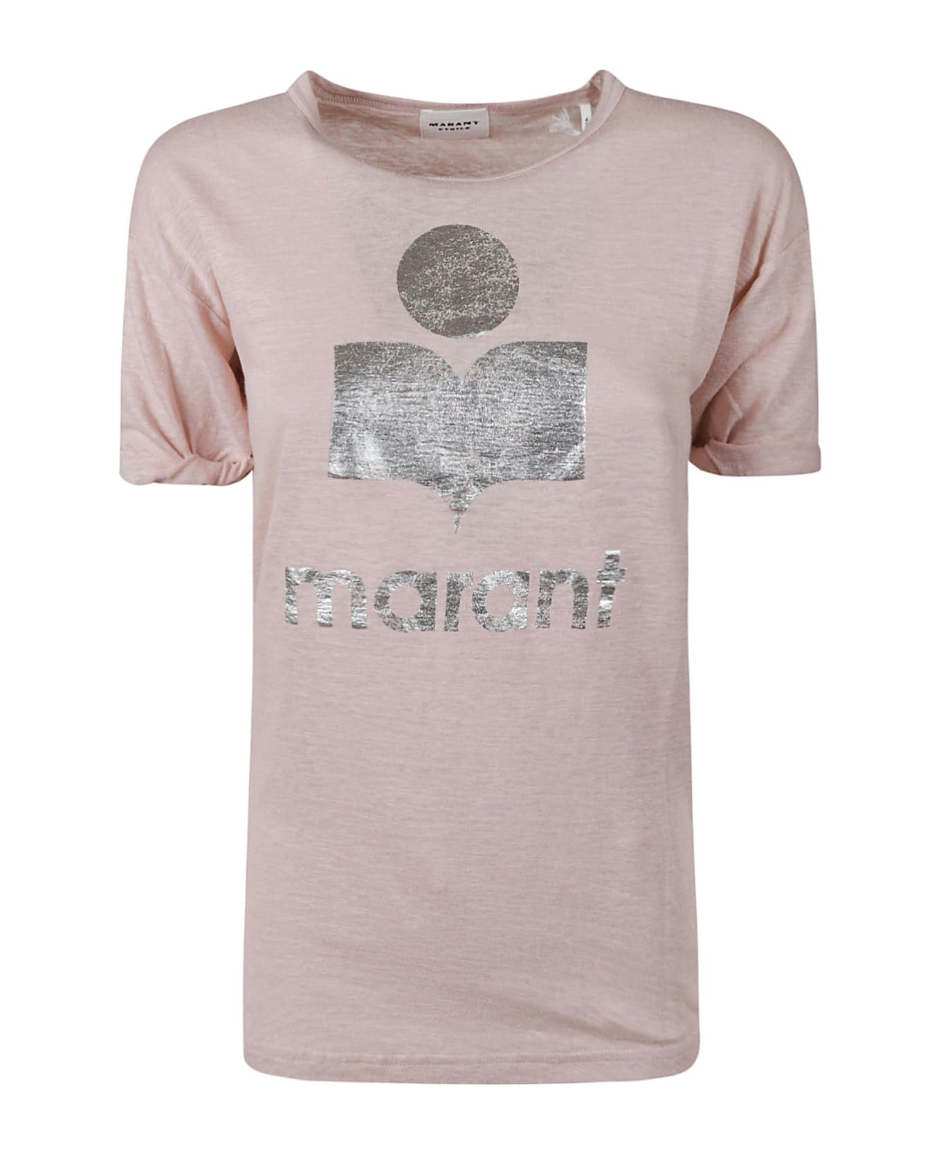 Marant Étoile Koldi T-shirt - Pearl rose/silver