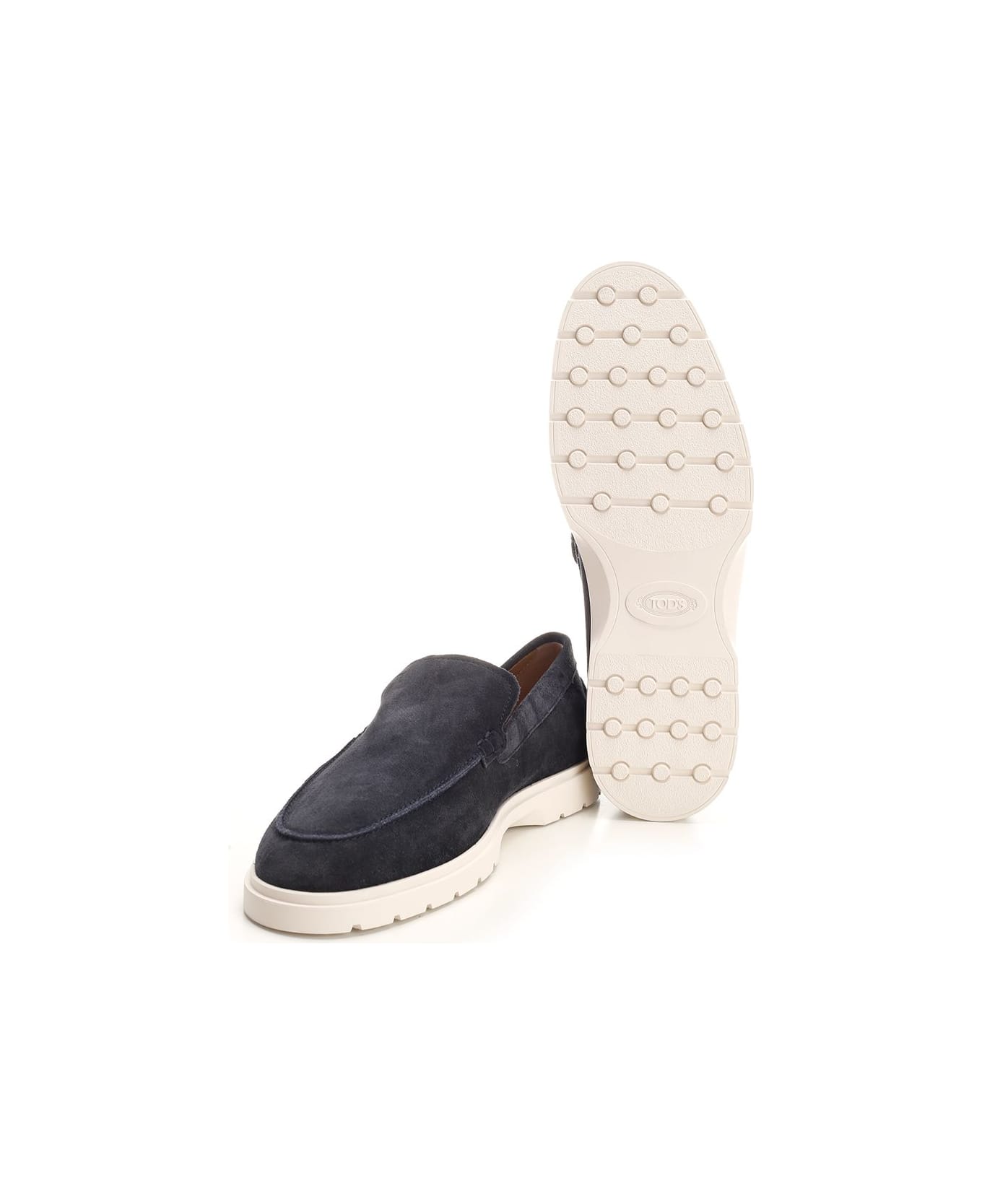 Tod's Suede Slip On - NAVY
