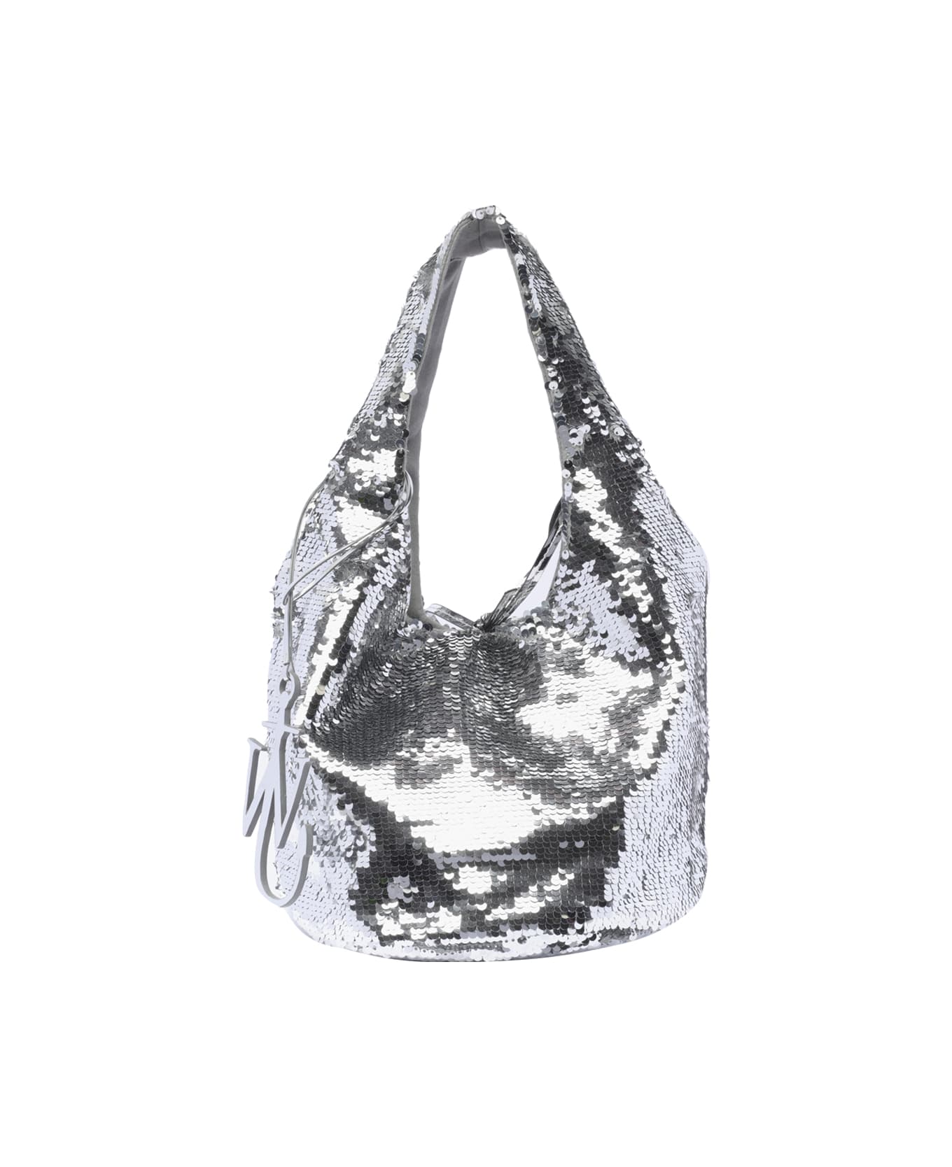 J.W. Anderson Mini Sequins Shopping Bag - Silver トートバッグ