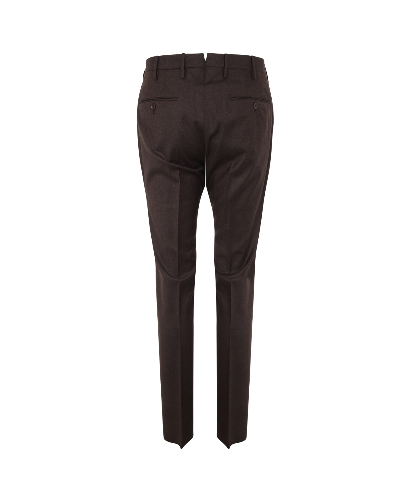Incotex Flannel Classic Trousers - Chestnut