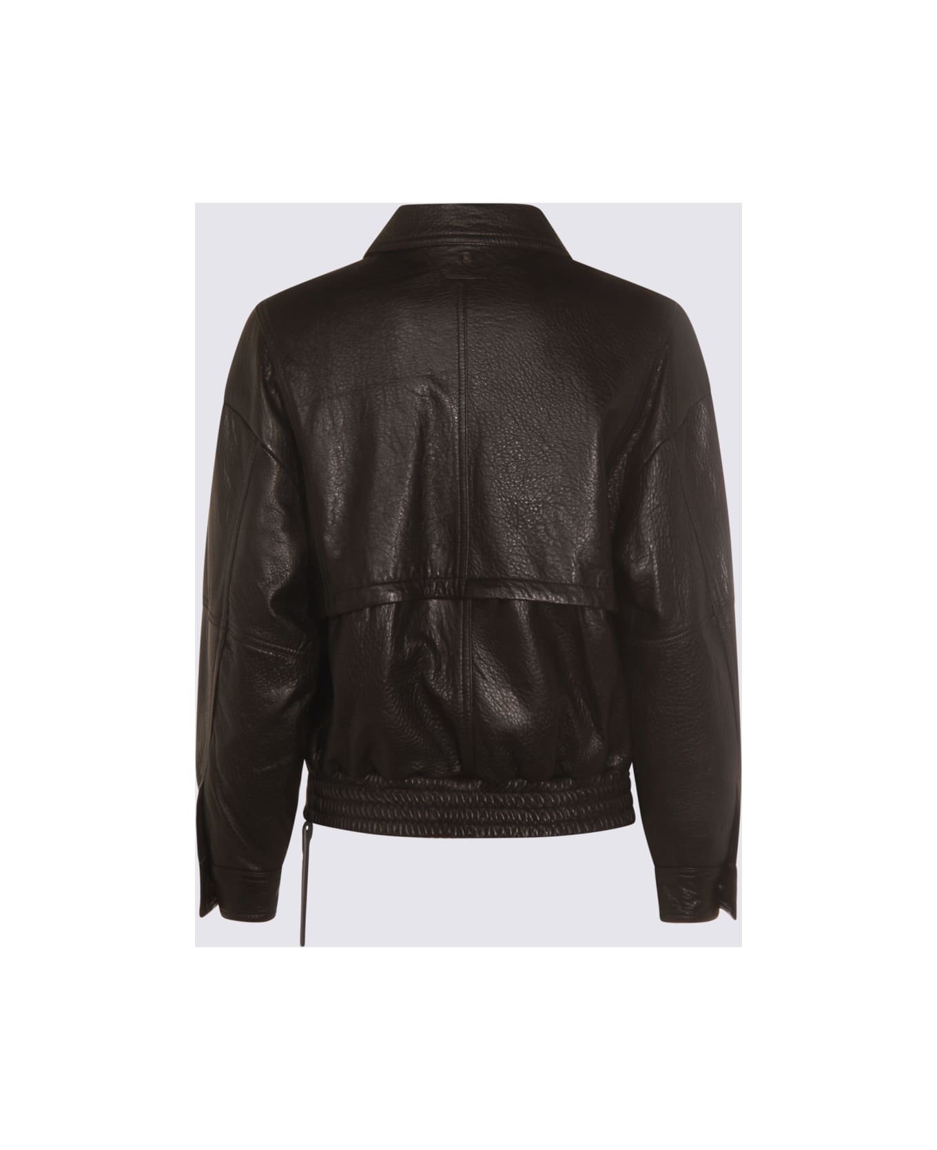 Salvatore Santoro Black Leather Jacket - Black