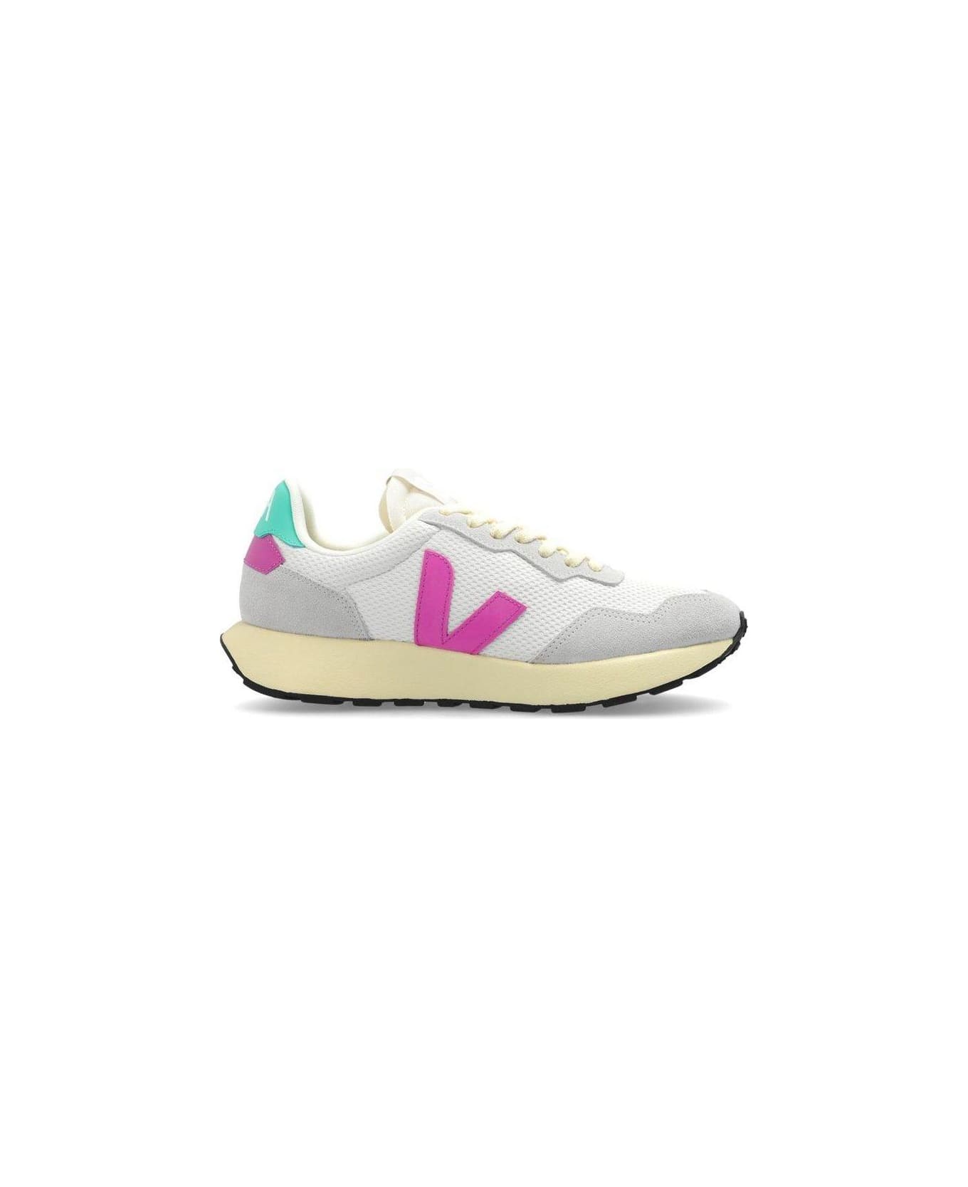 Veja Paulistana Alveo Lace-up Sneakers - WHITE/GREY