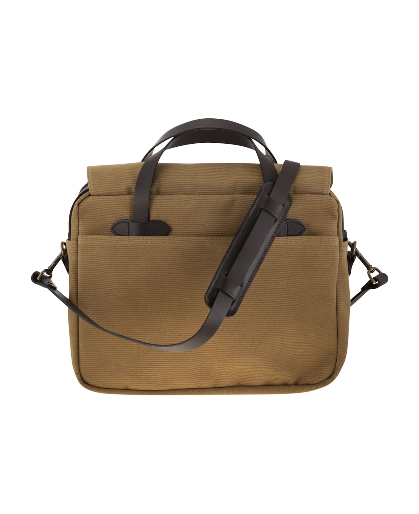 Filson Briefcase In Rugged Twill - Tan