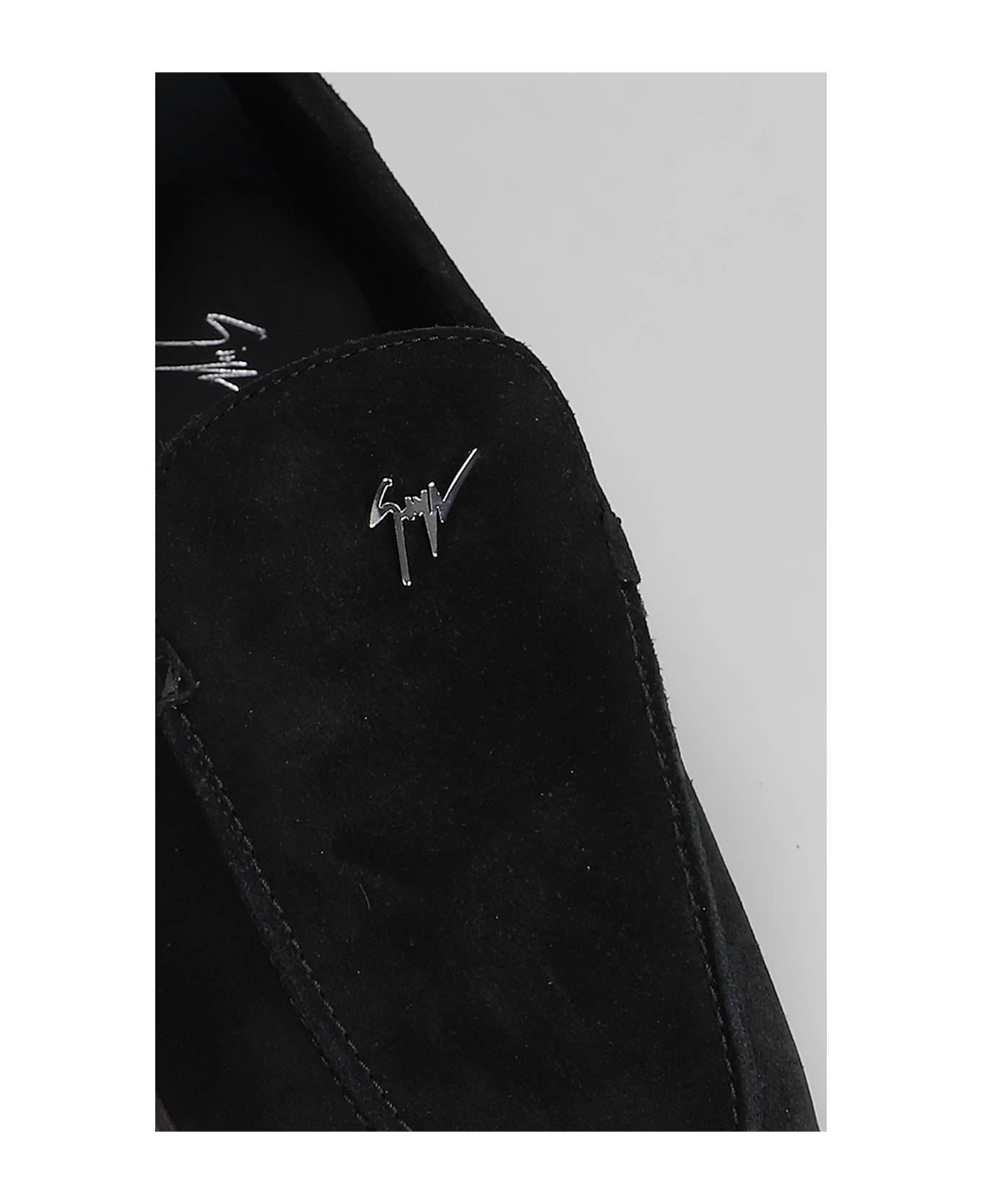 Giuseppe Zanotti The Maui Loafers In Black Suede - black