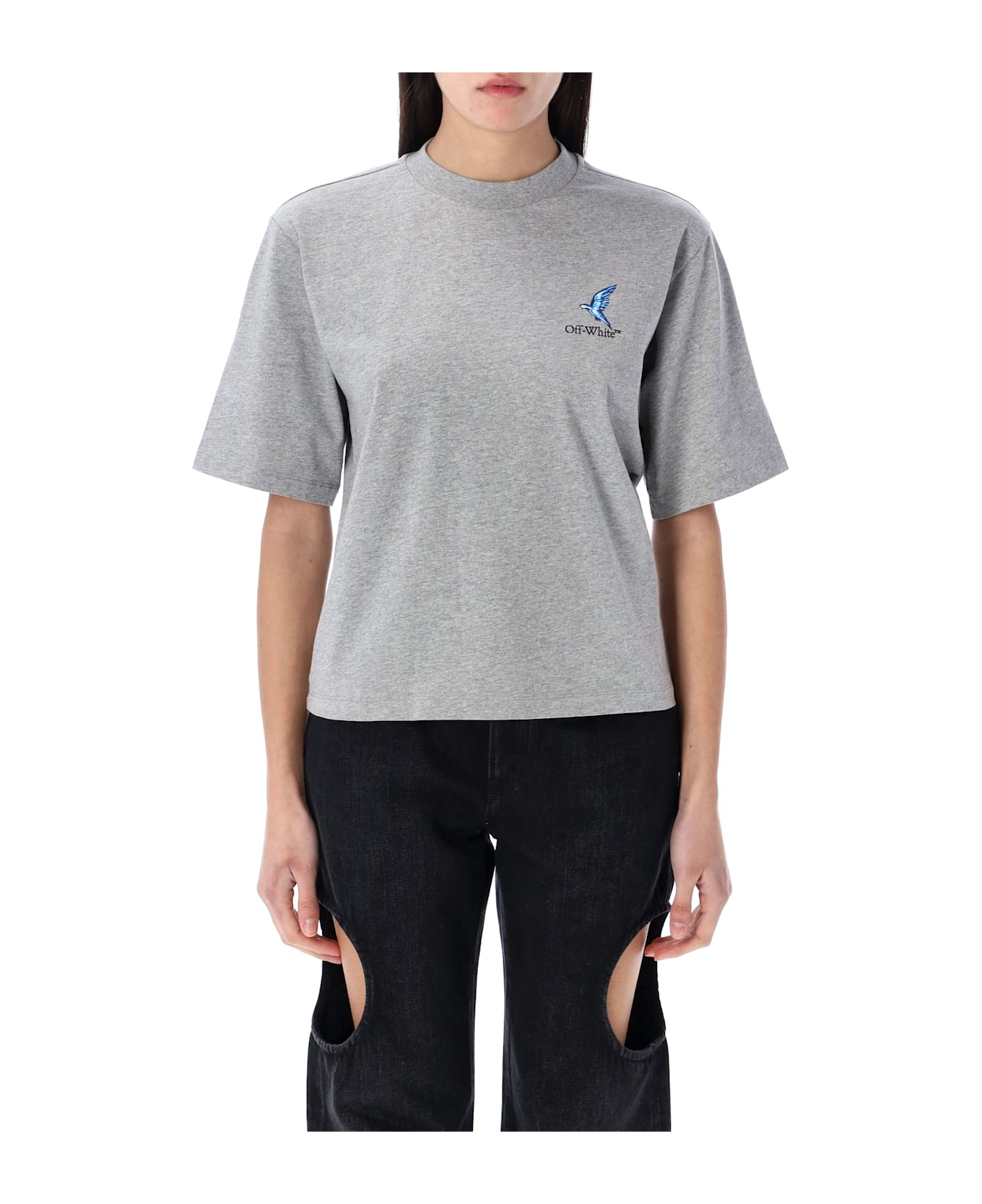 Off-White Fresco Arrow T-shirt - GREY MELANCE